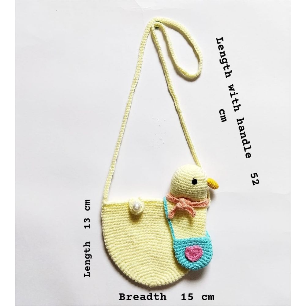 Duck Purse - Handcrafted Crochet - Totdot