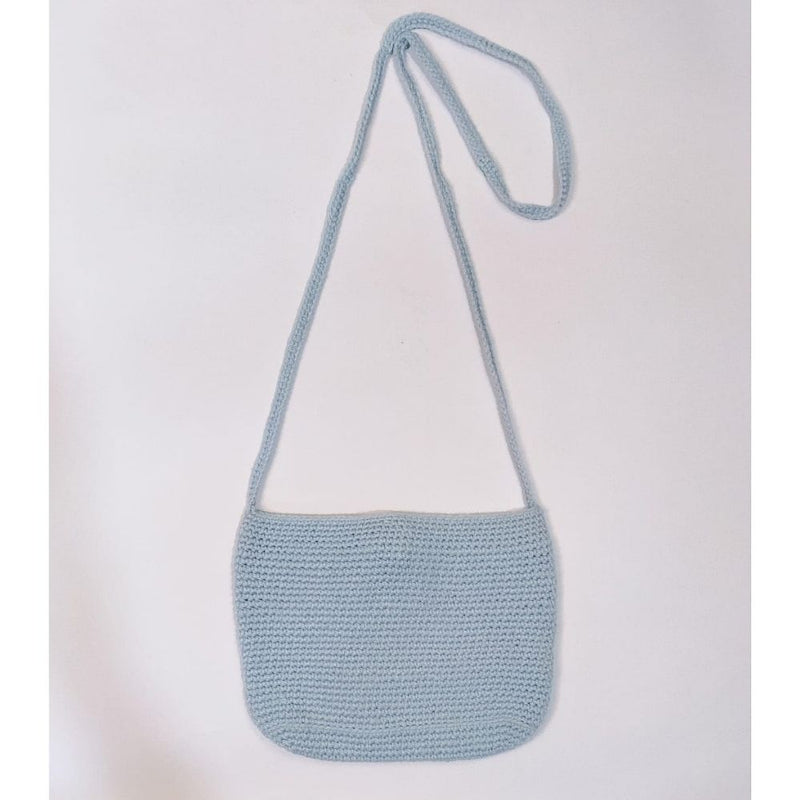 Blue Rabbit Purse Set - Handcrafted Crochet