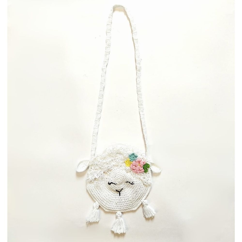 Lamb Purse - Handcrafted Crochet - Totdot