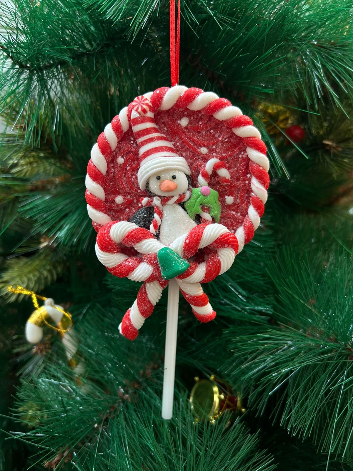 Penguin Lolly Ornament