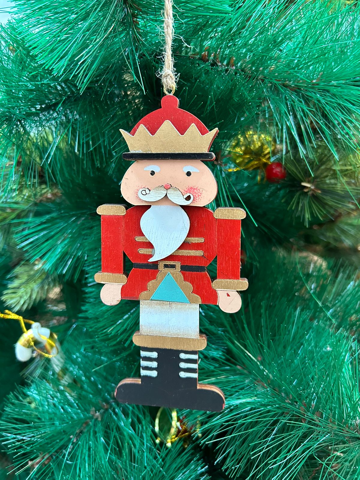 Nutcracker with a Crown Ornament