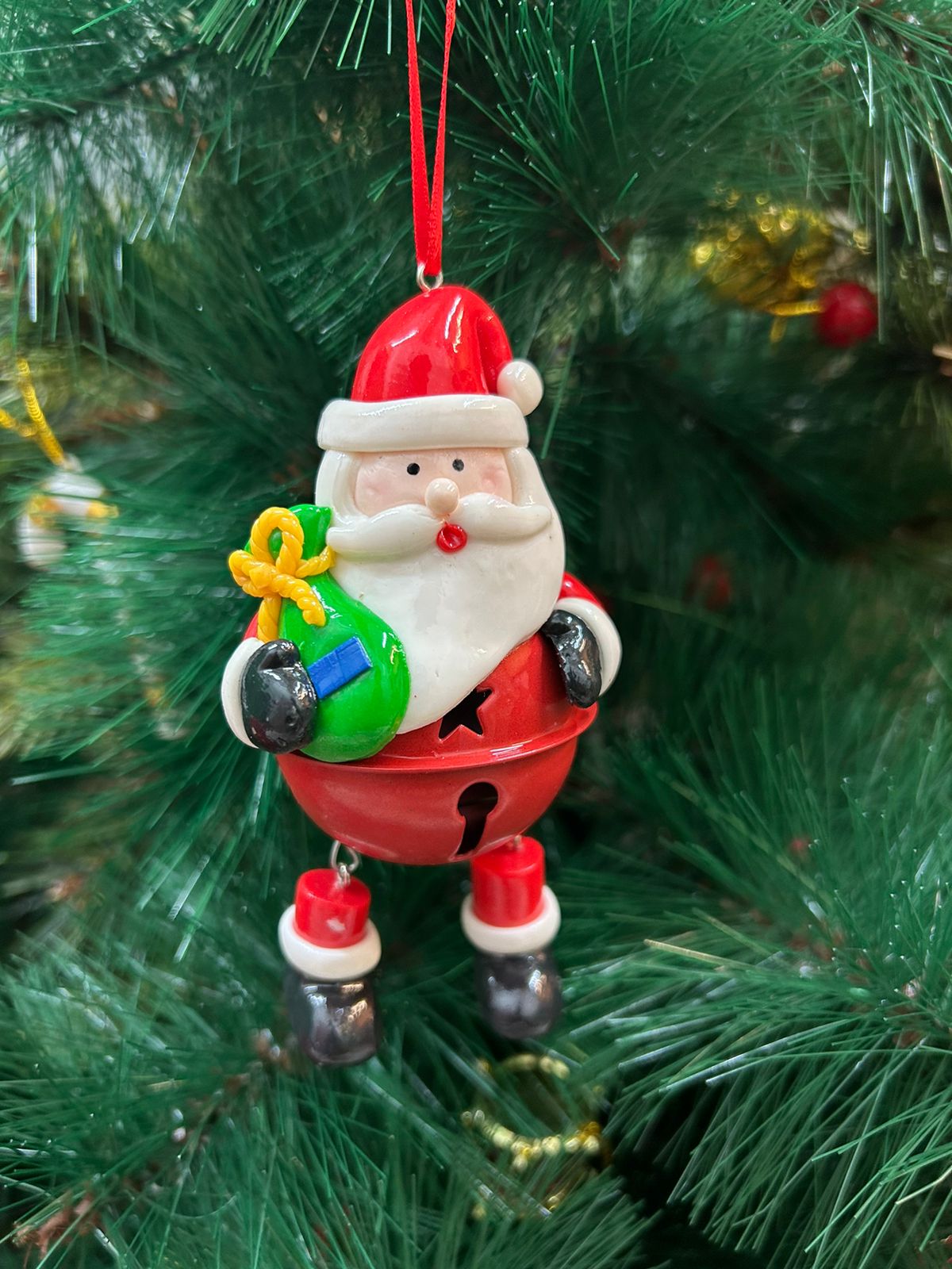 Bell Ornament- Santa