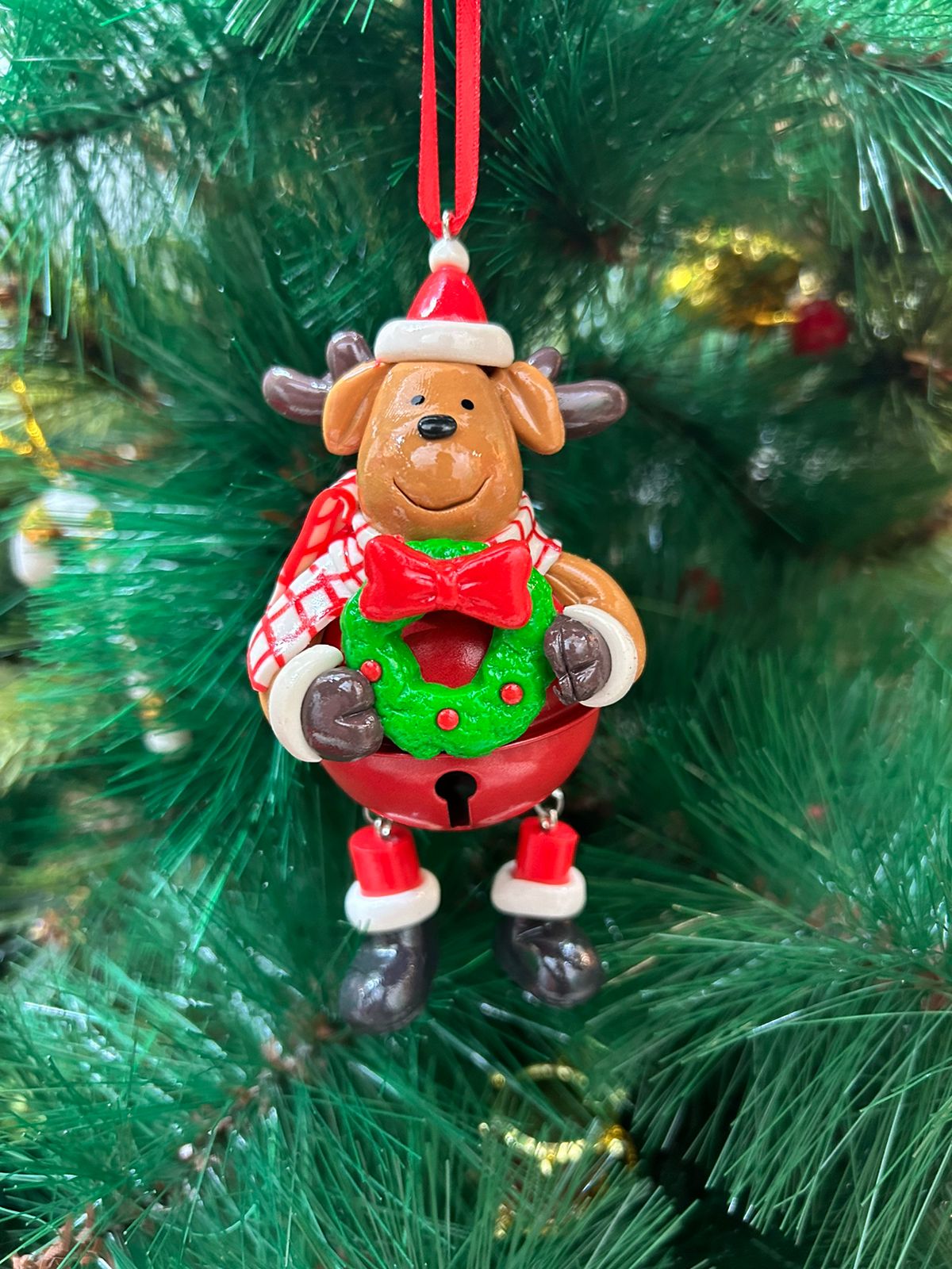 Bell Ornament- Reindeer