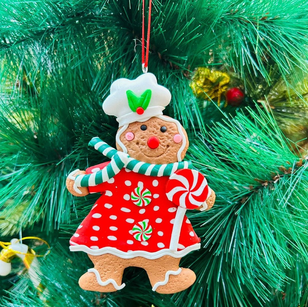 Gingerbread with a Lollipop Ornament