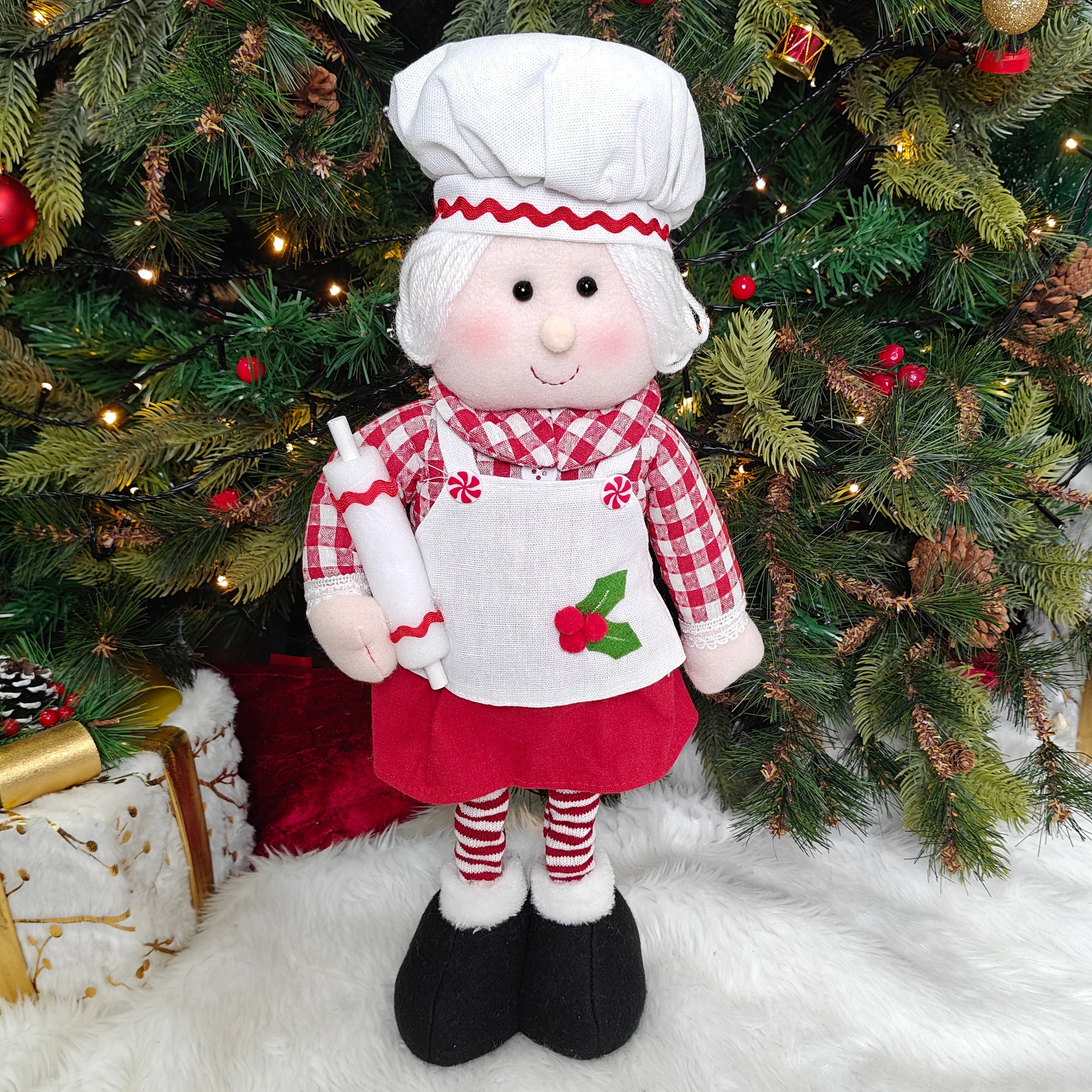 Santa & Mrs Claus The Baker Duo – Extendable Legs