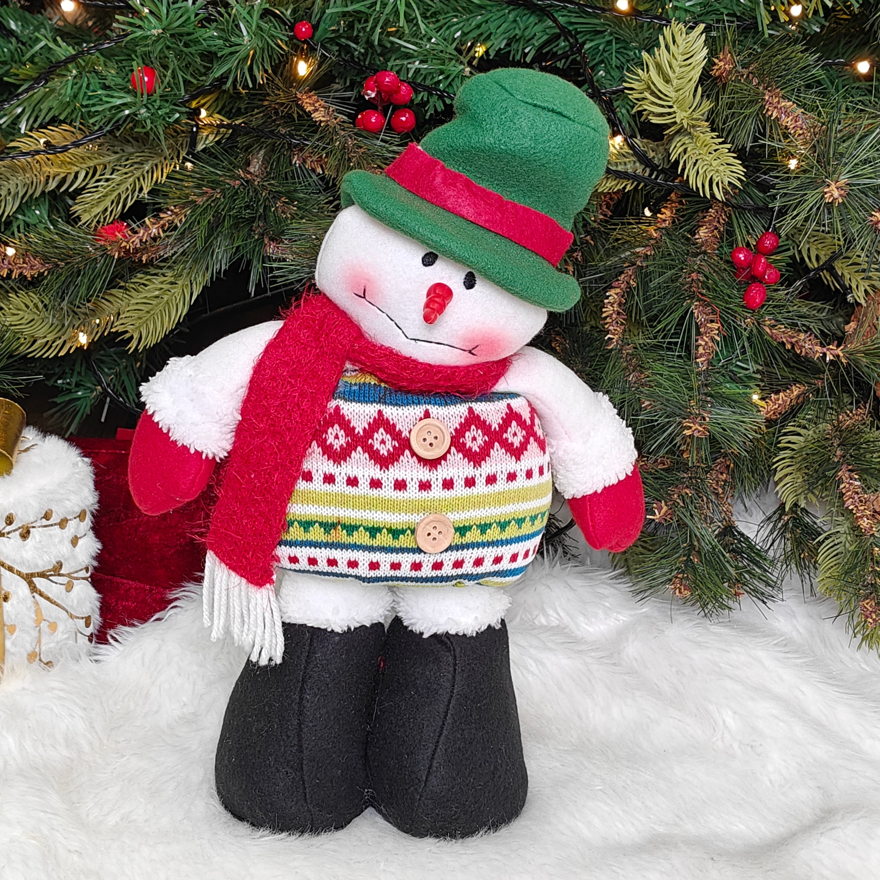 Cozy Knit Festive Duo -  Extendable Legs