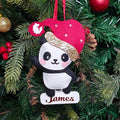 Frosty Panda Delight Ornament