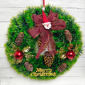 Crimson Pine Wreath