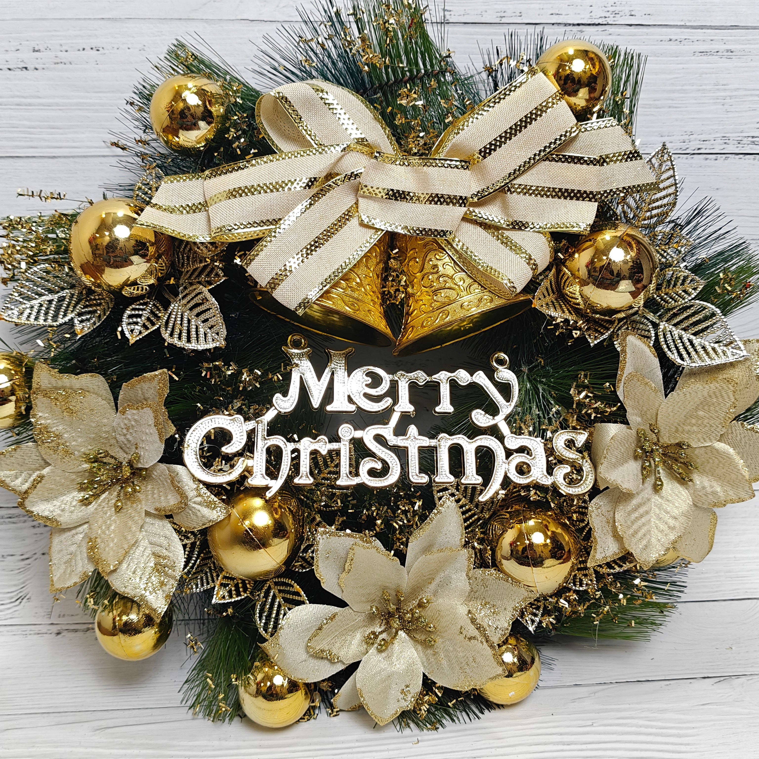 Golden Grace Wreath