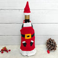 Classic Santa Apron Wine Bottle Cover