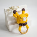 Giraffe - Handmade Crochet Rattle