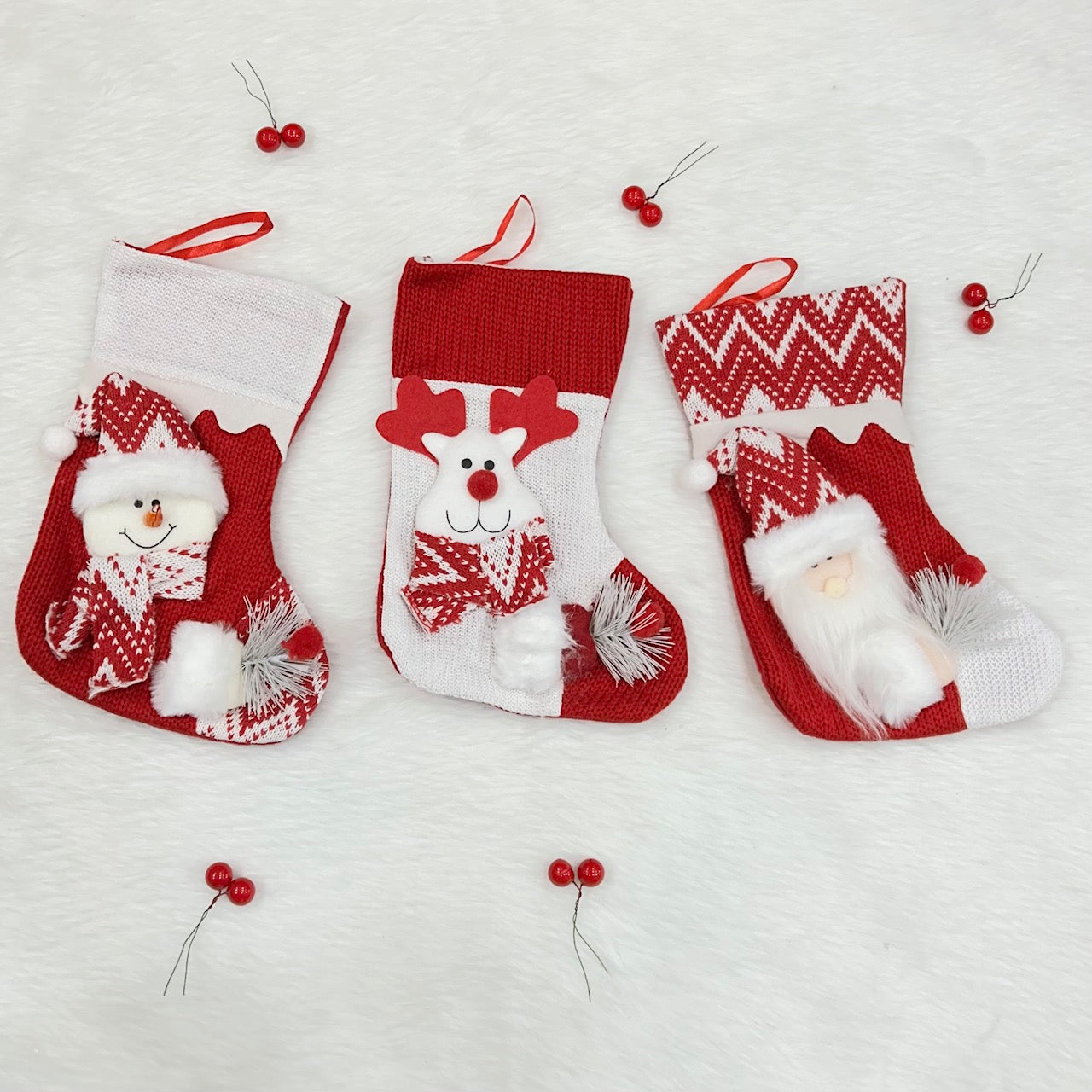 Crochet Comfort Mini Stocking - Reindeer