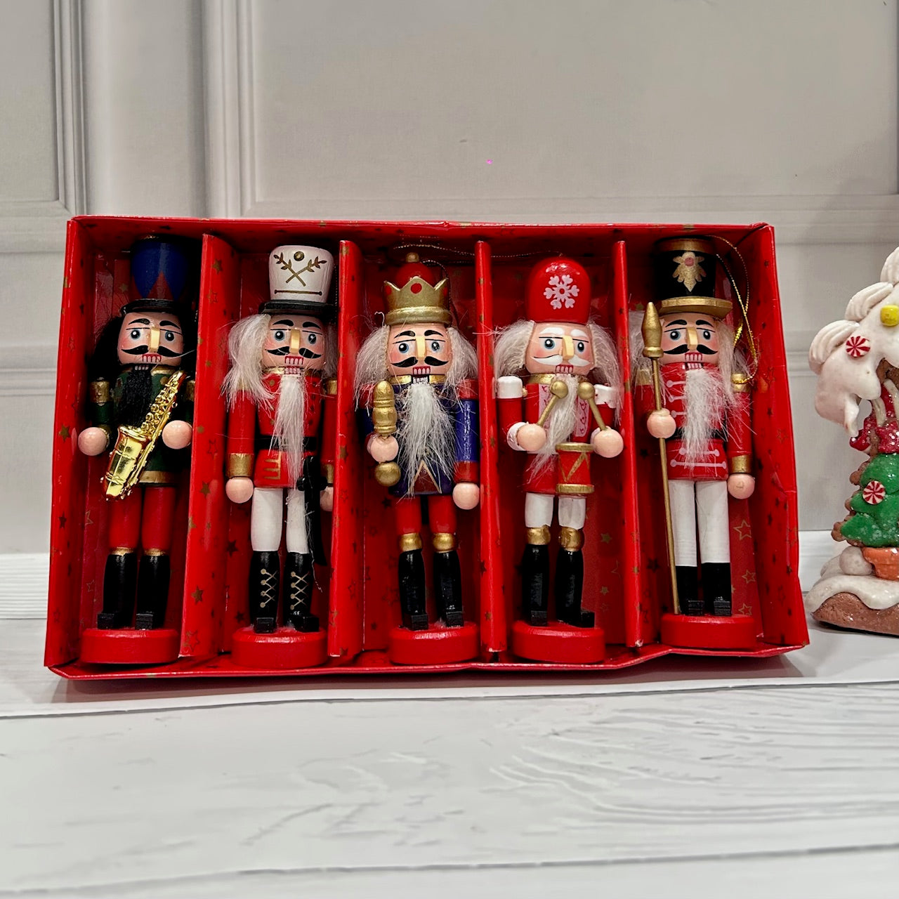 Nutcracker Dynasty Ornaments - Set of 5