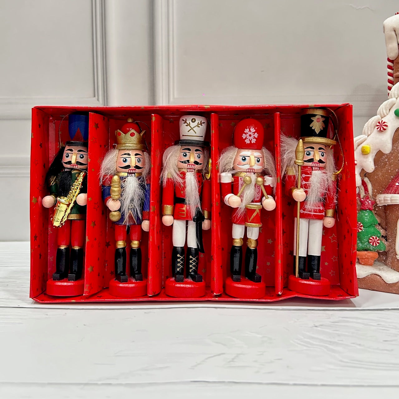 Nutcracker Dynasty Ornaments - Set of 5