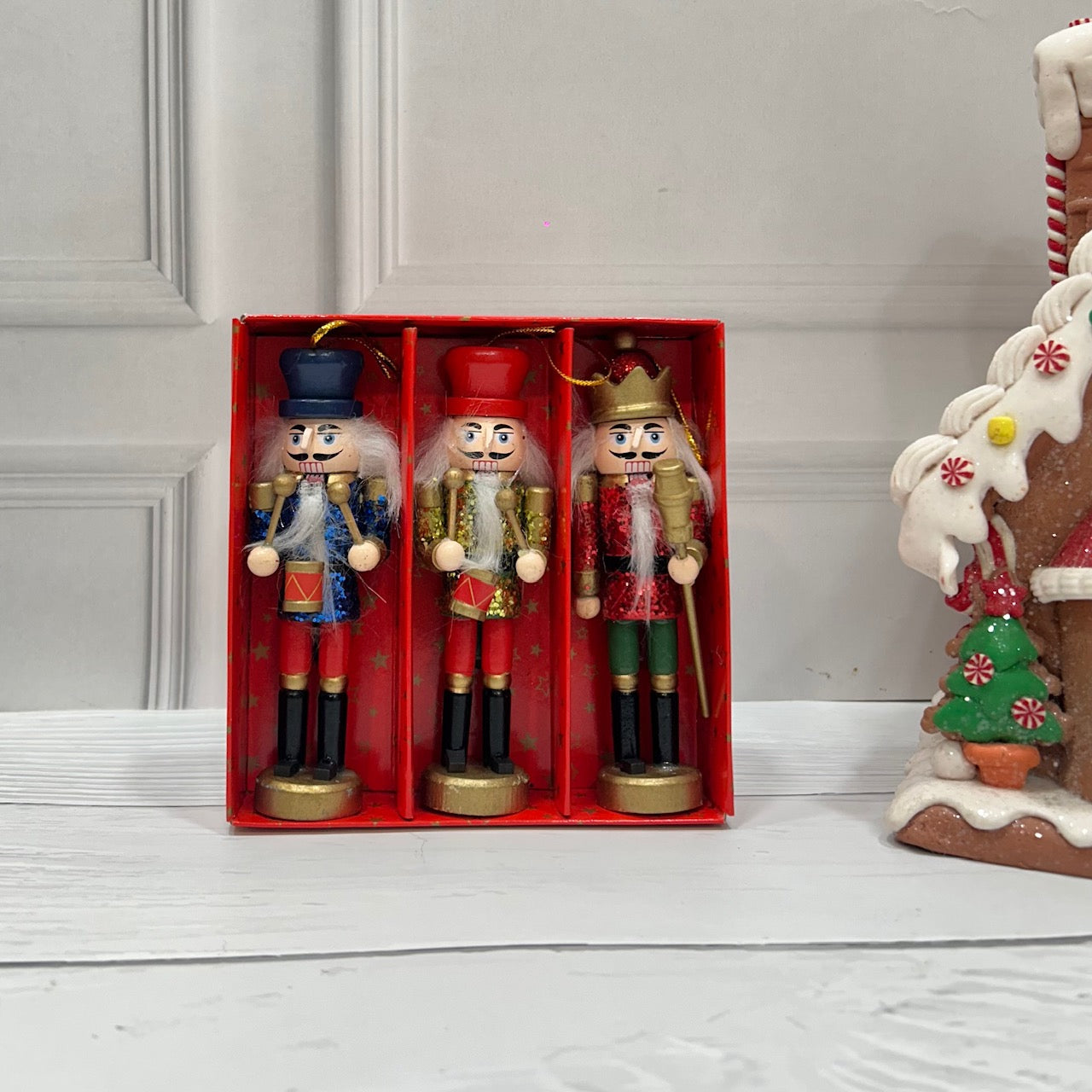 Symphony Nutcracker Ornaments - Set of 3