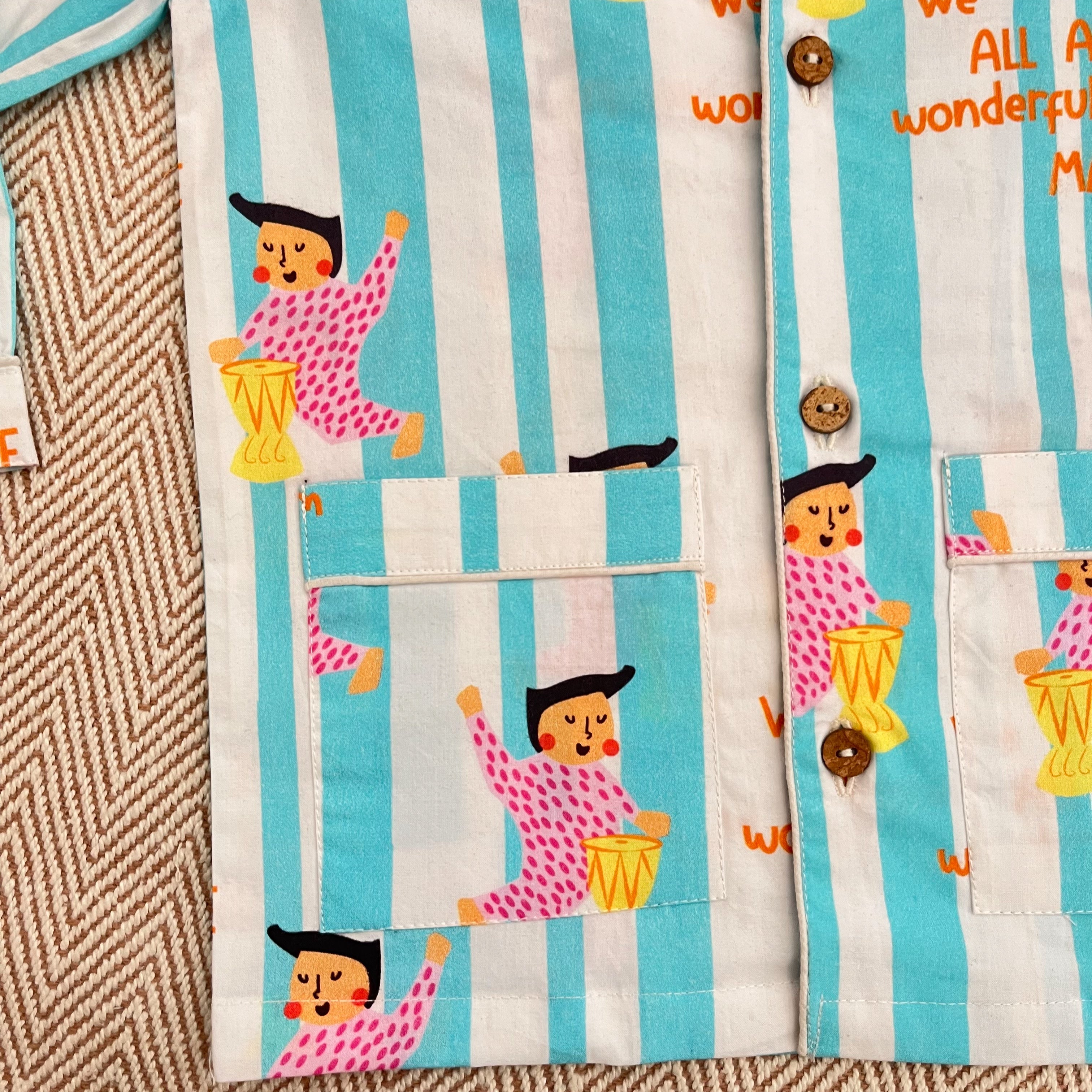 Organic Cotton We Are All Wonderfully Made Night Suit