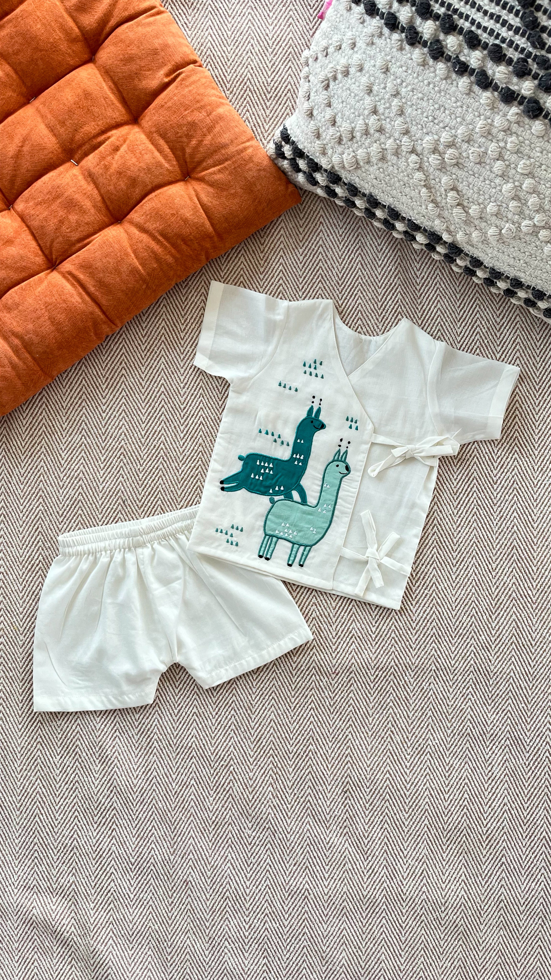 Alpacas Voile Jhabla Set - Totdot