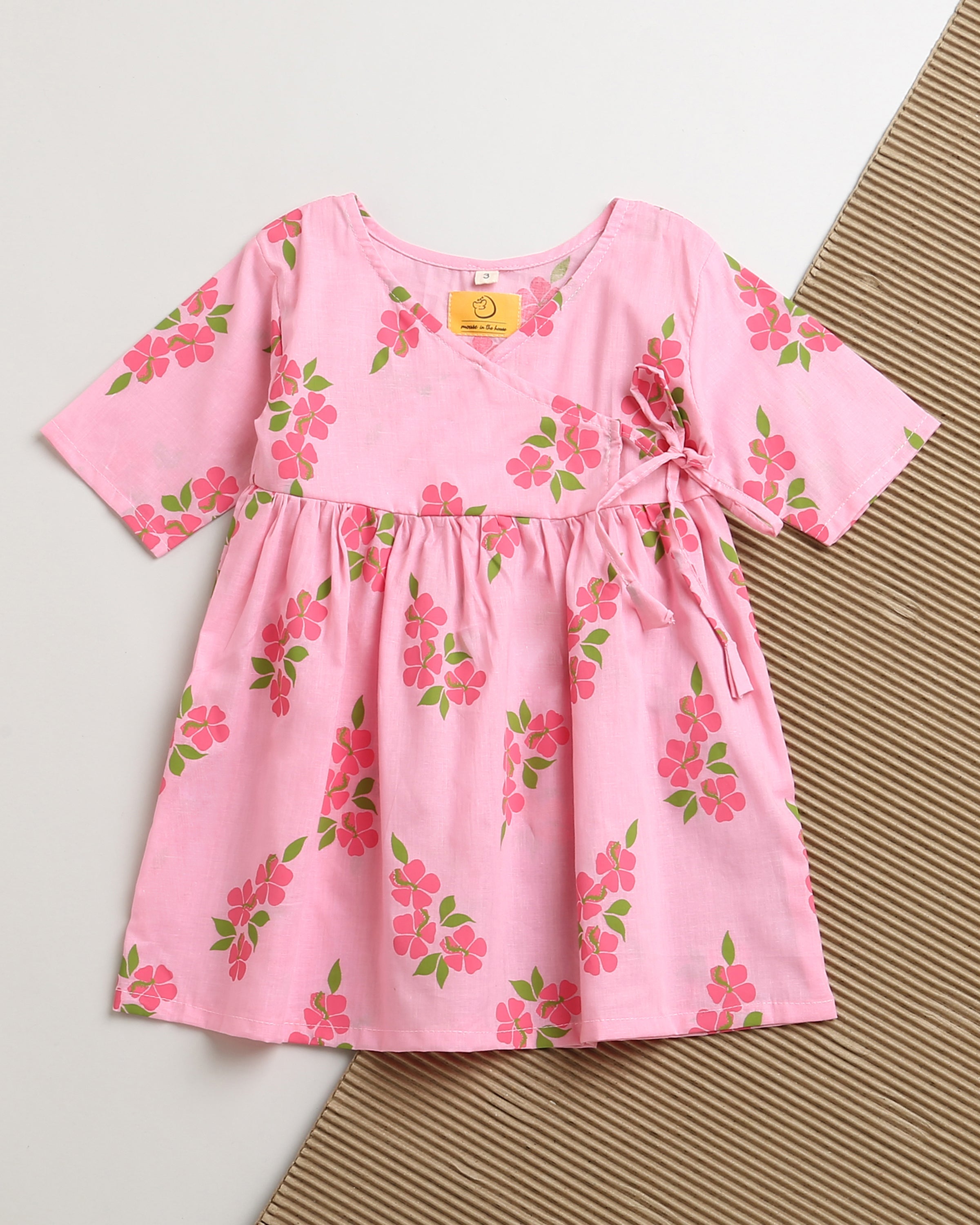 Lane of Happiness (Pink) - Girls Ethnic Wear