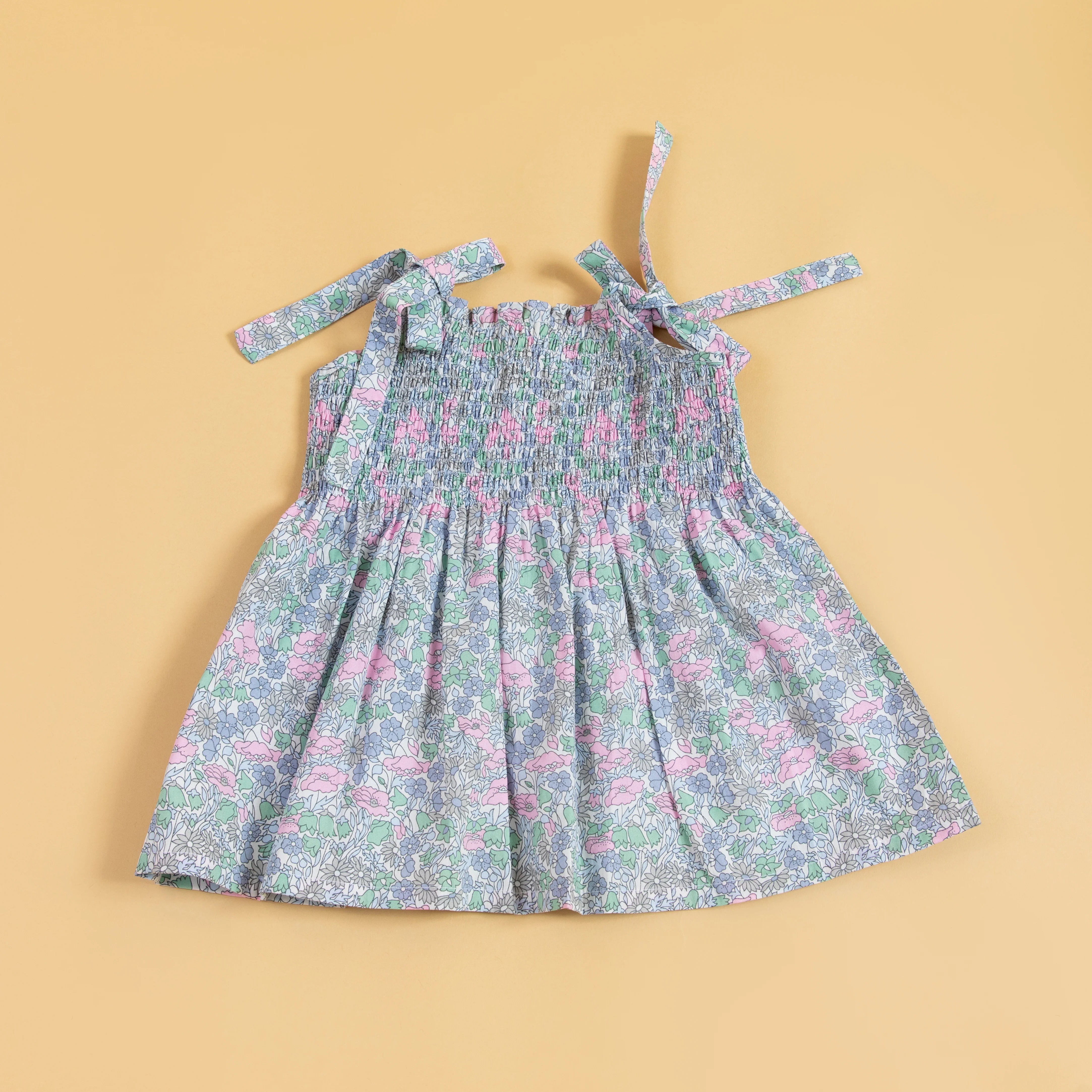 Smocked Dress Pink