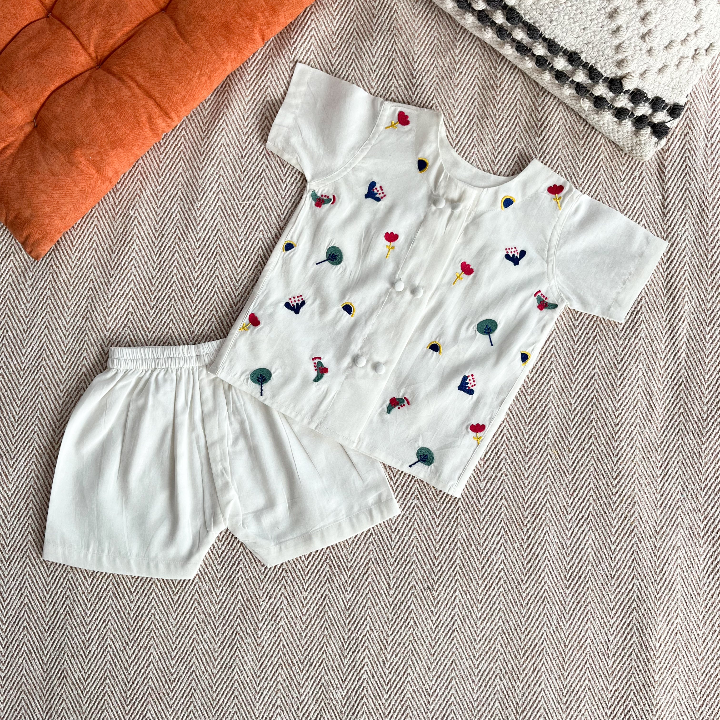 Dash of Color Voile Jhabla Set - Totdot