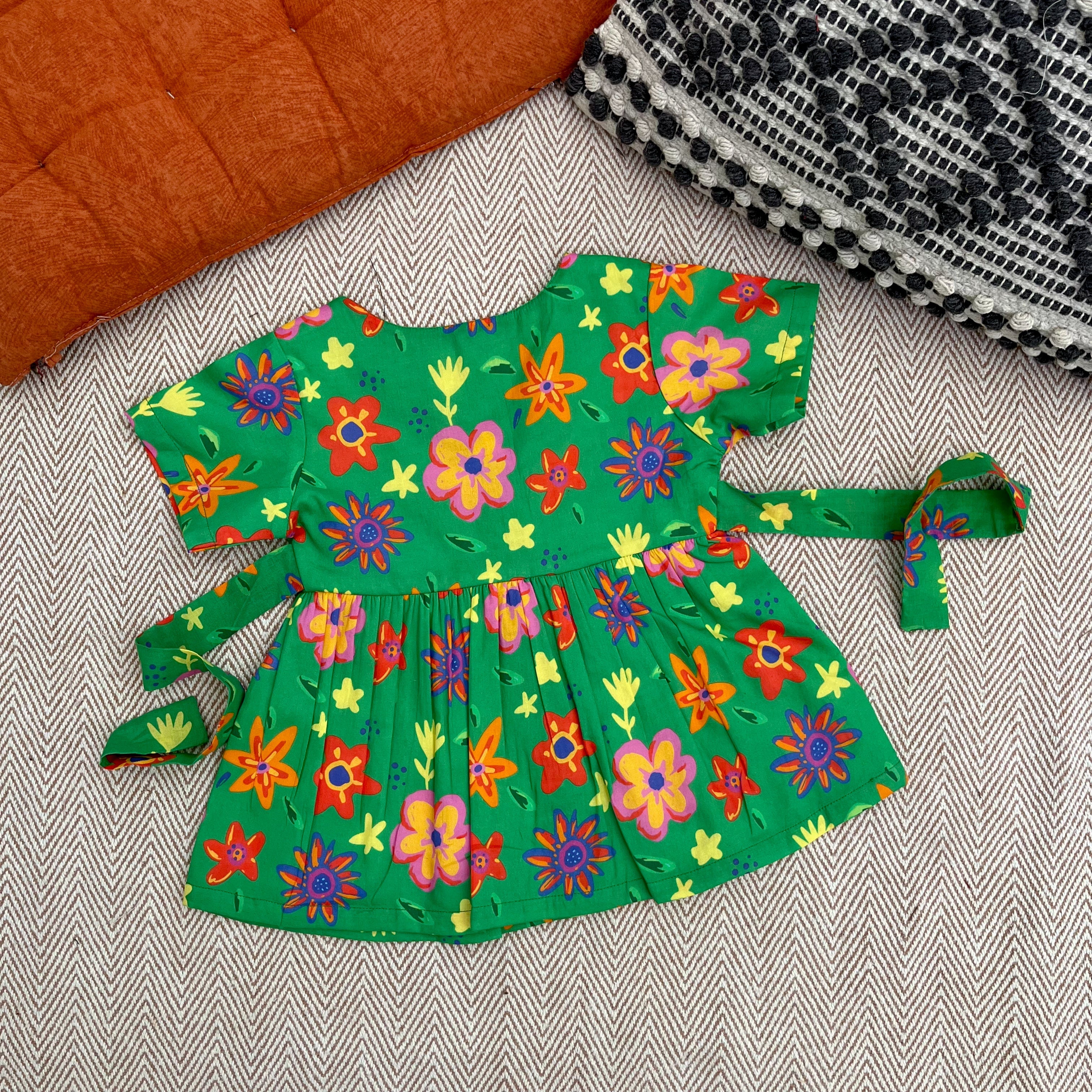 Organic Cotton Frock - Infants and Toddlers - Spring Floral