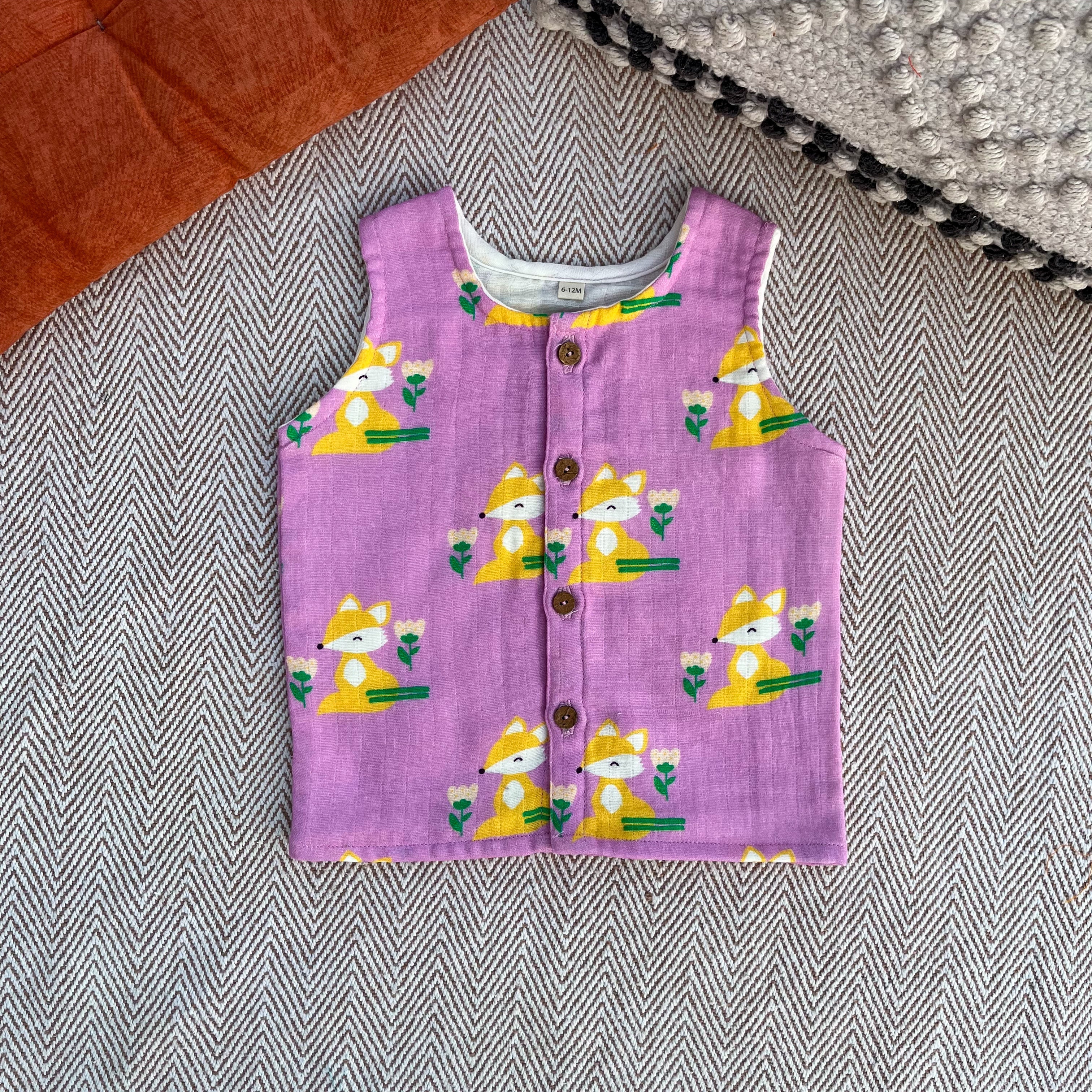 Fox Print Muslin Set