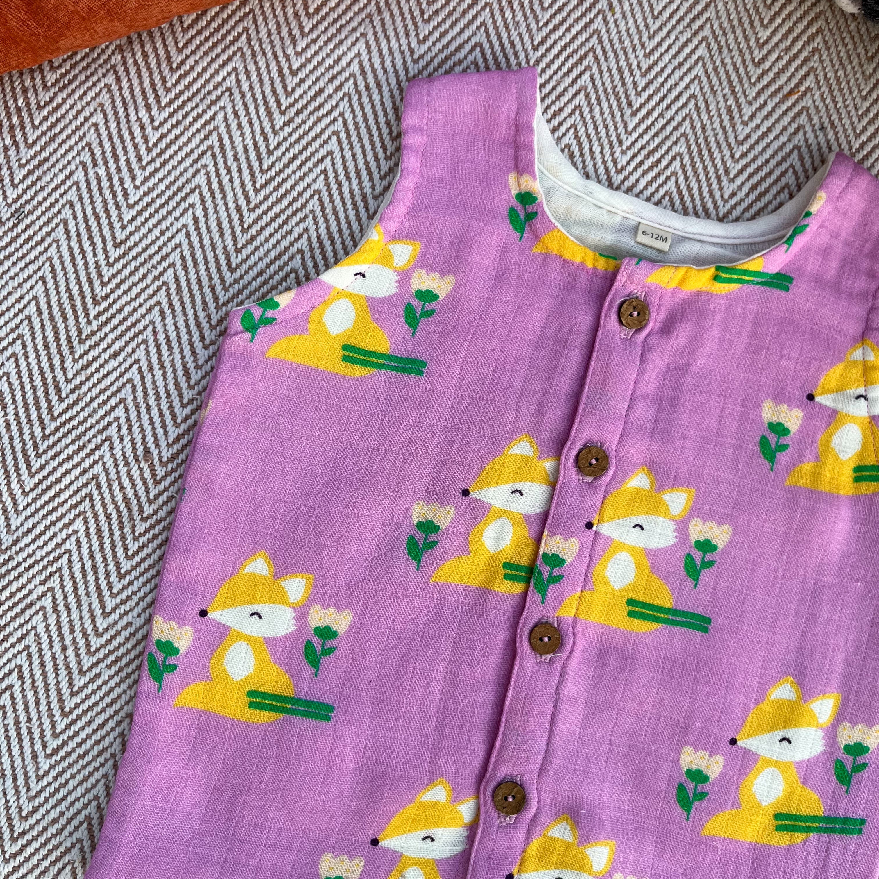 Fox Print Muslin Set