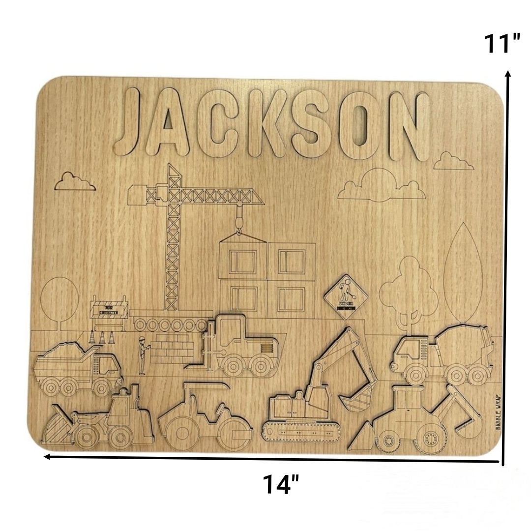 Personalised Wooden Name Puzzle- Lumber Zone