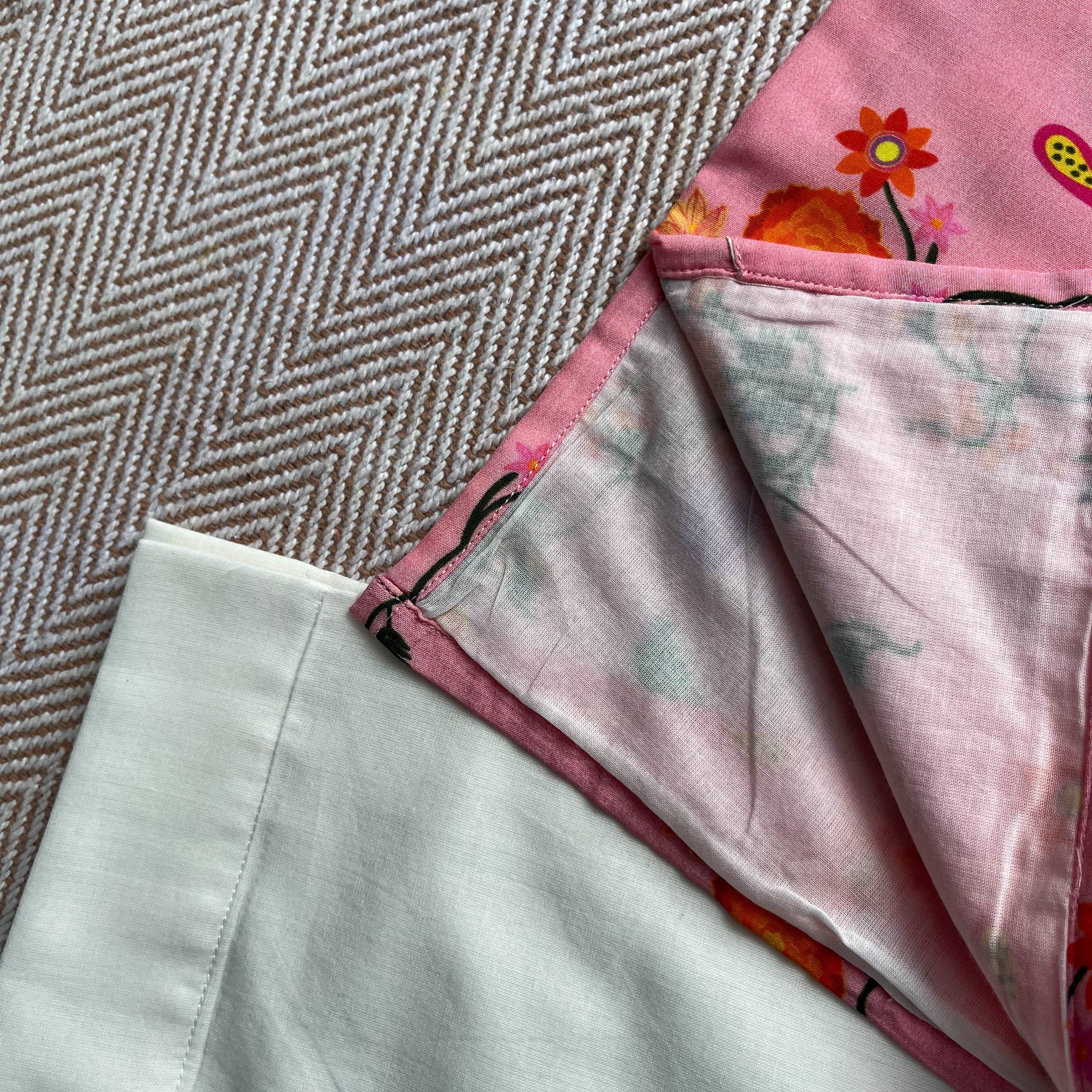 Chanderi 'The Pink City's Peacock' Kurta Set for Boys
