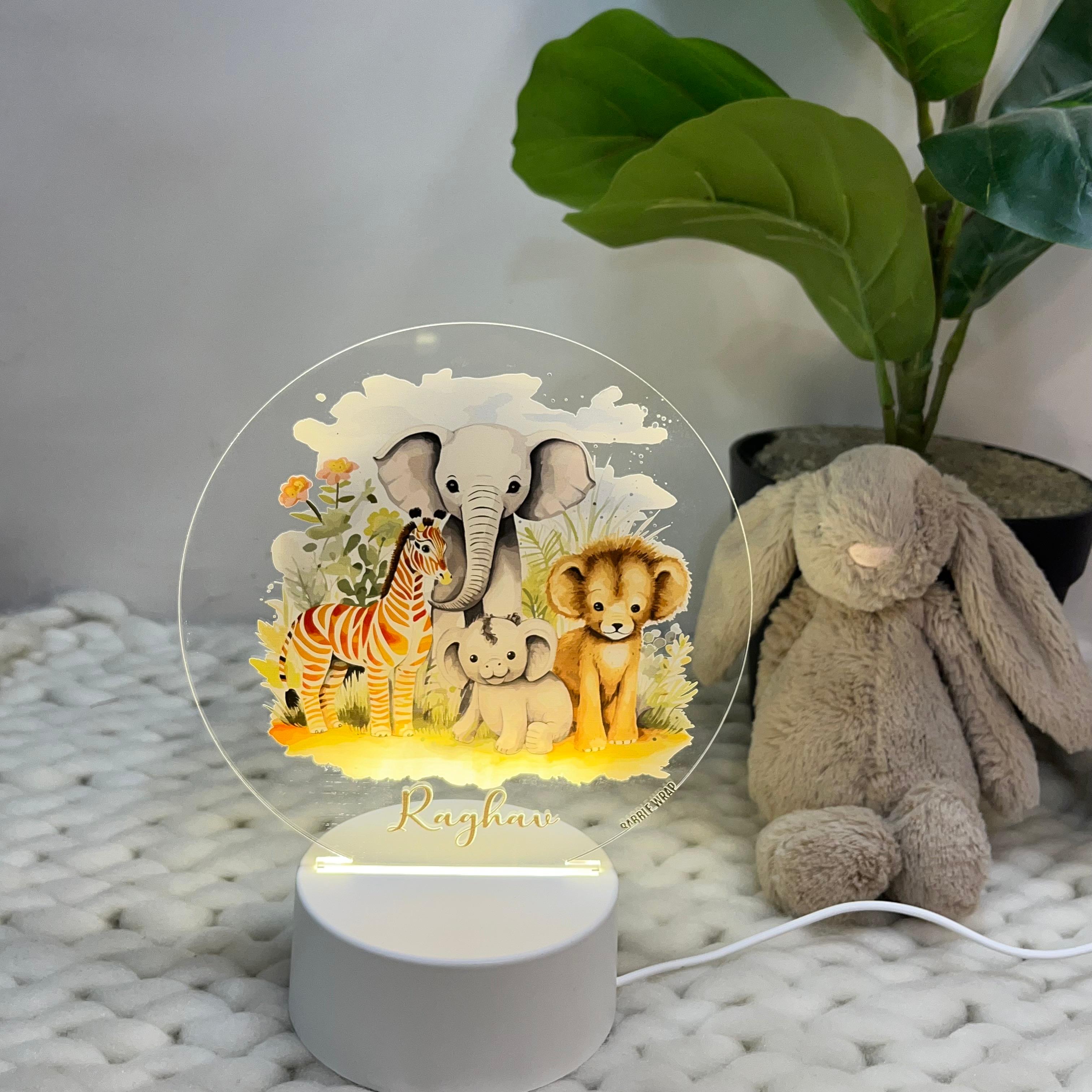 Animal Kingdom - Acrylic LED Night Lamp