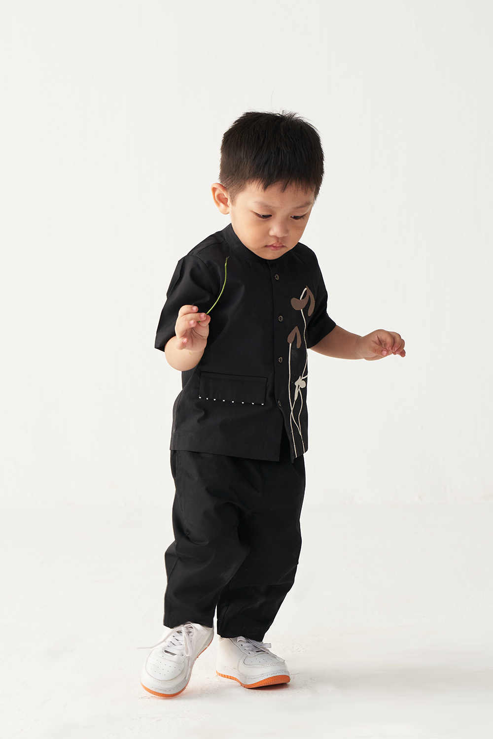 POPPY APPLIQUE SHIRT CO-ORD