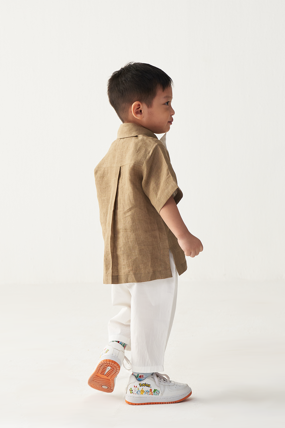 EMB. CIRCLE SHIRT CO-ORD