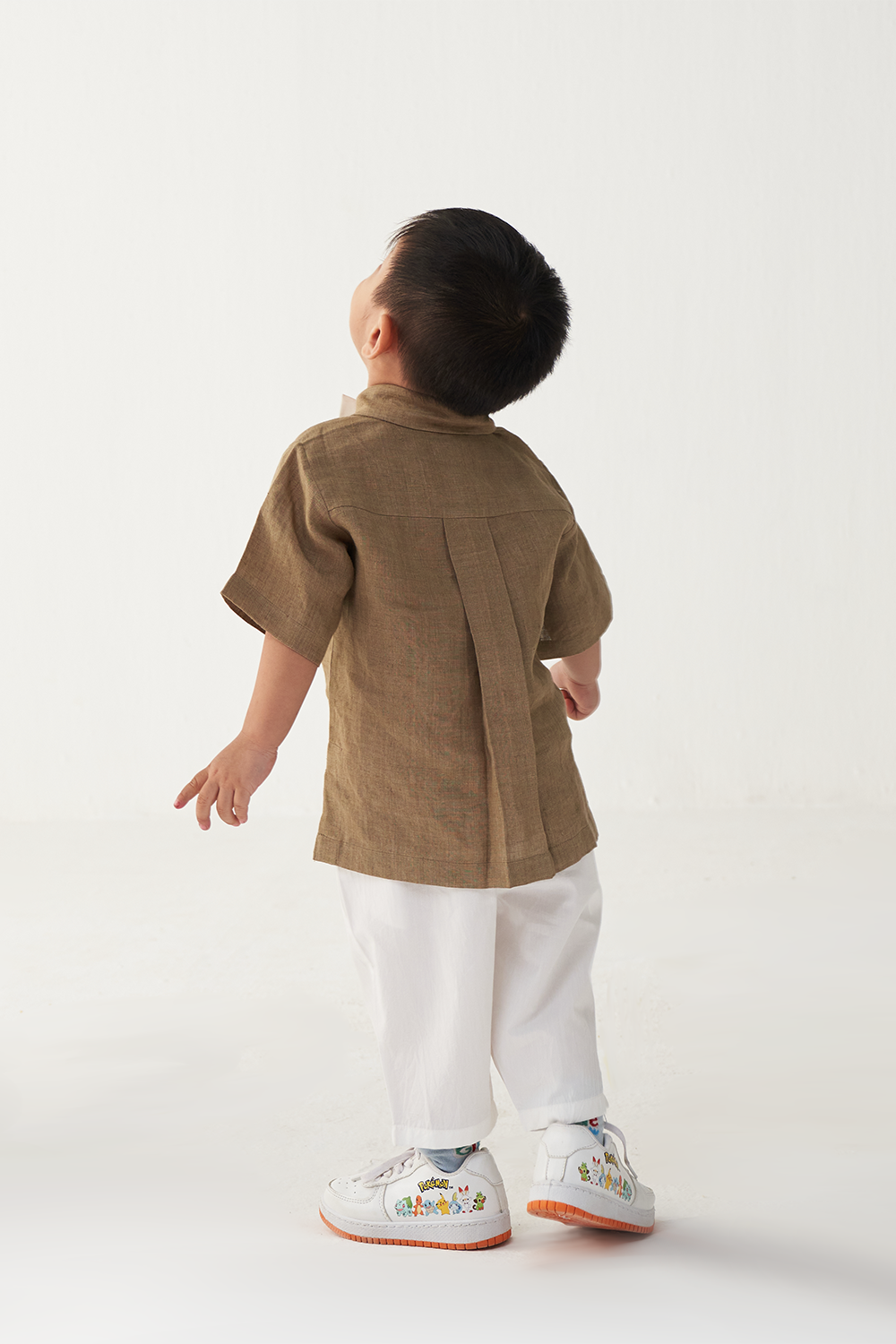 EMB. CIRCLE SHIRT CO-ORD