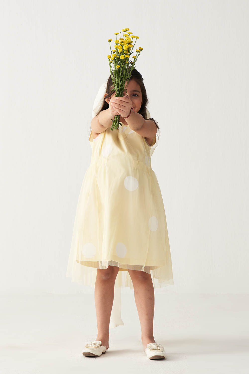 SIDE ELASTIC DRESS + NET SLIP