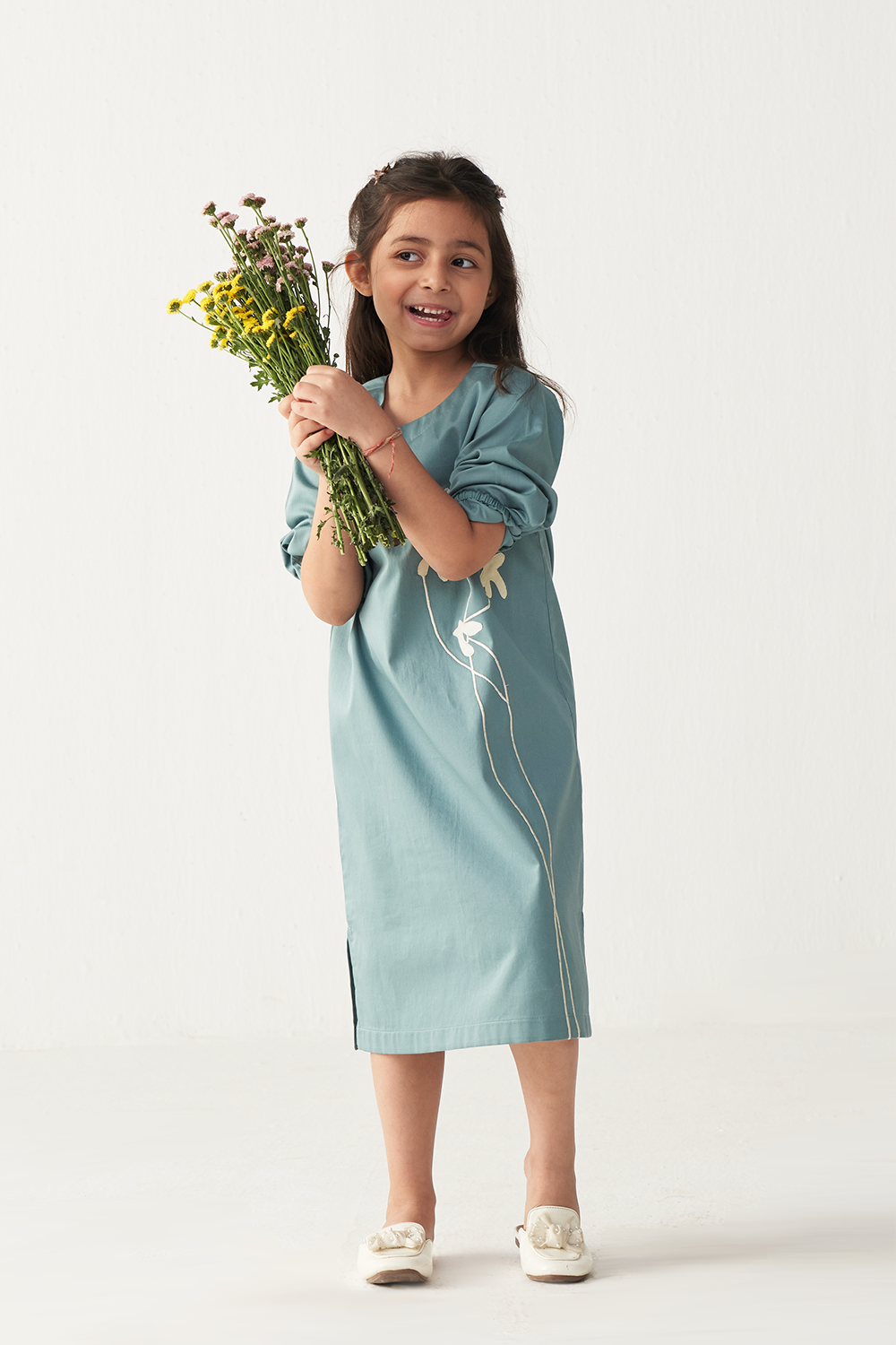 POPPY APPLIQUE DRESS