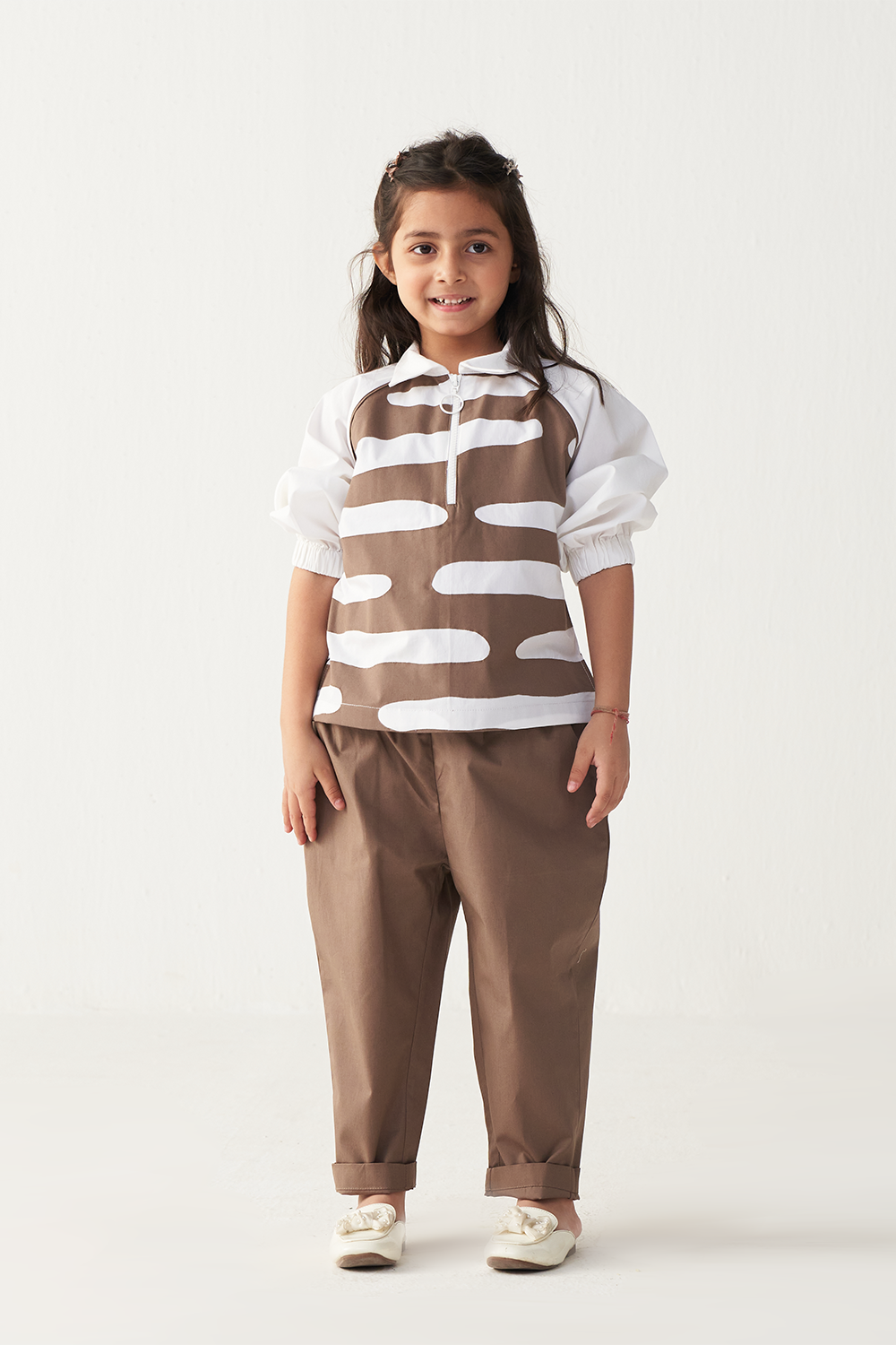 ABSTRACT APPLIQUE TOP