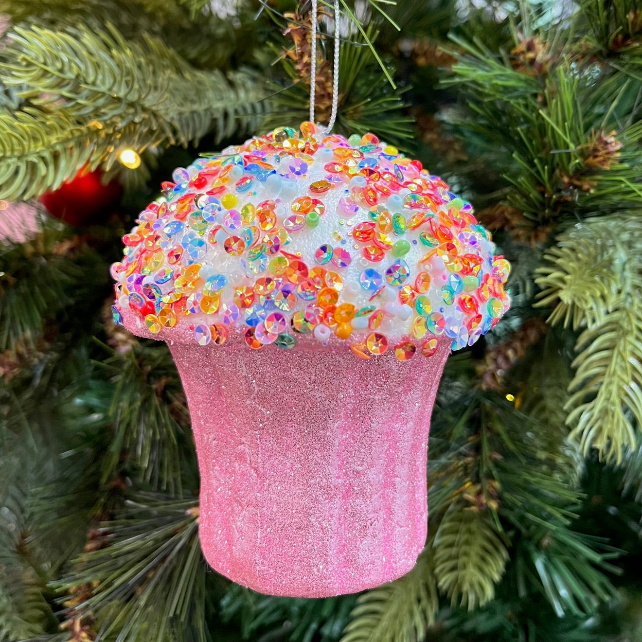 Sugar Plum Cupcake Ornament