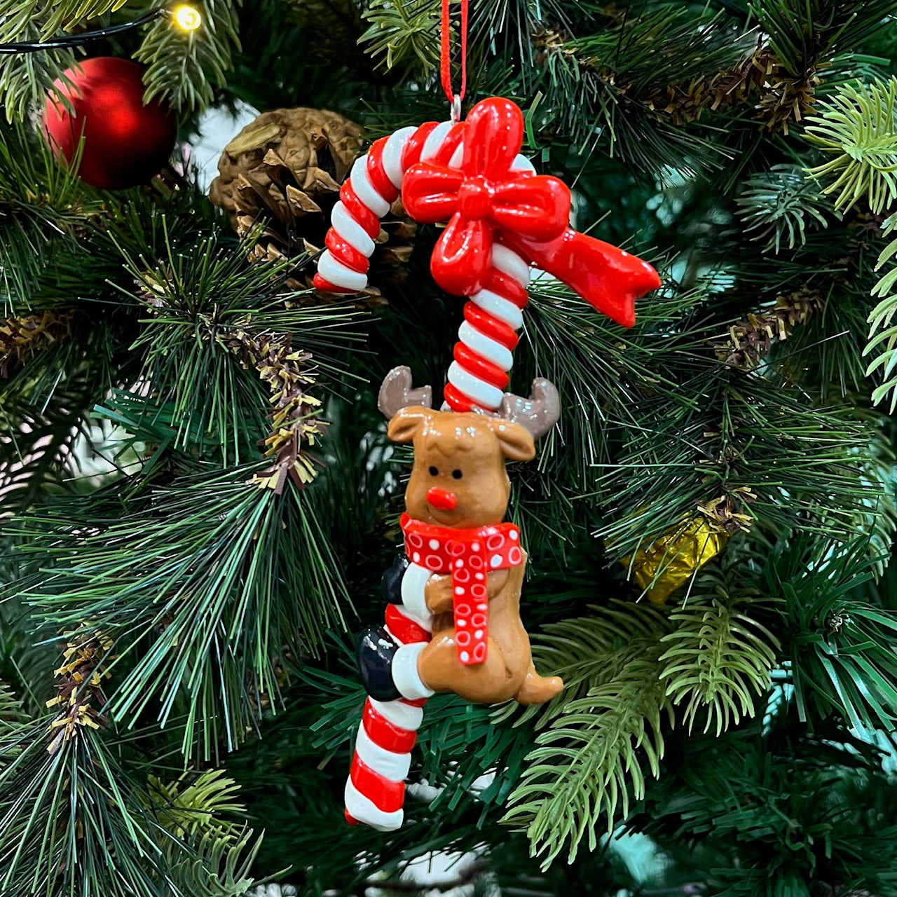 Candy Cane Ornaments - Set of 3