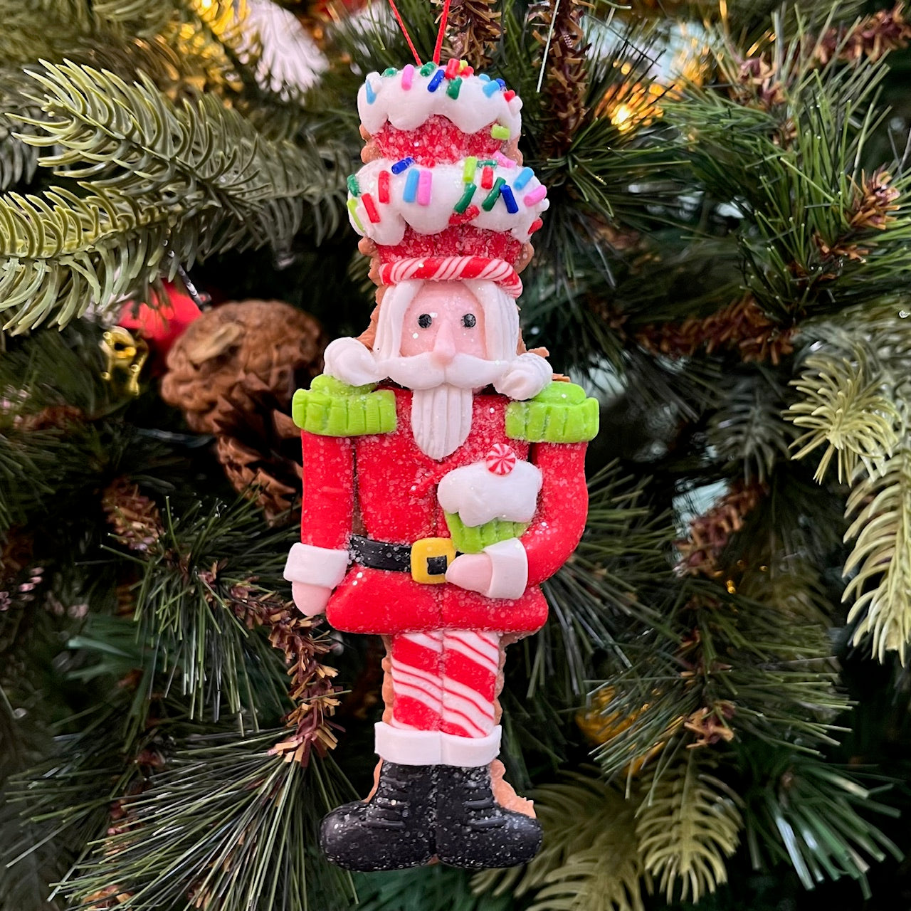 Candy crumble Nutcracker Ornaments - Set of 3