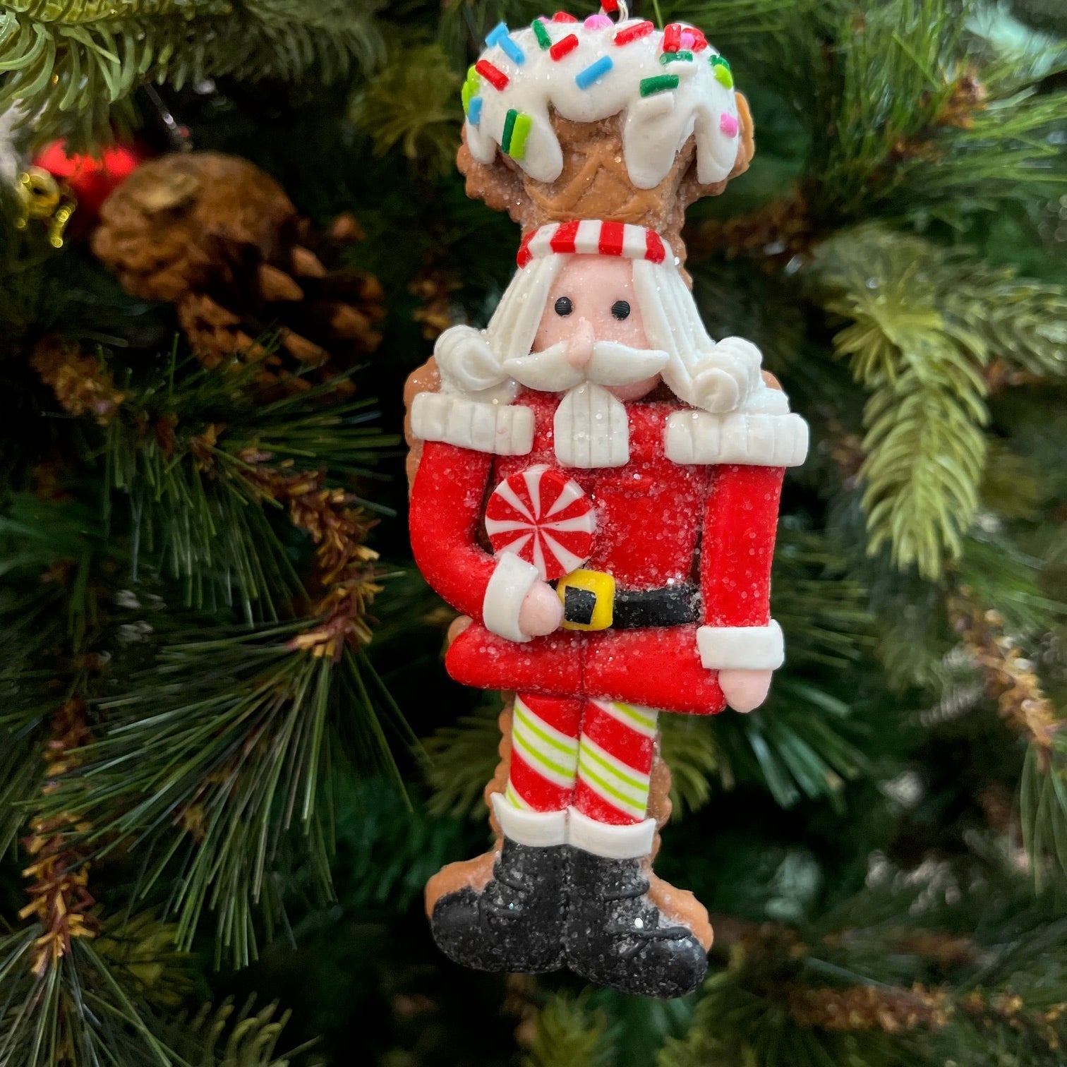 Candy crumble Nutcracker Ornaments - Set of 3