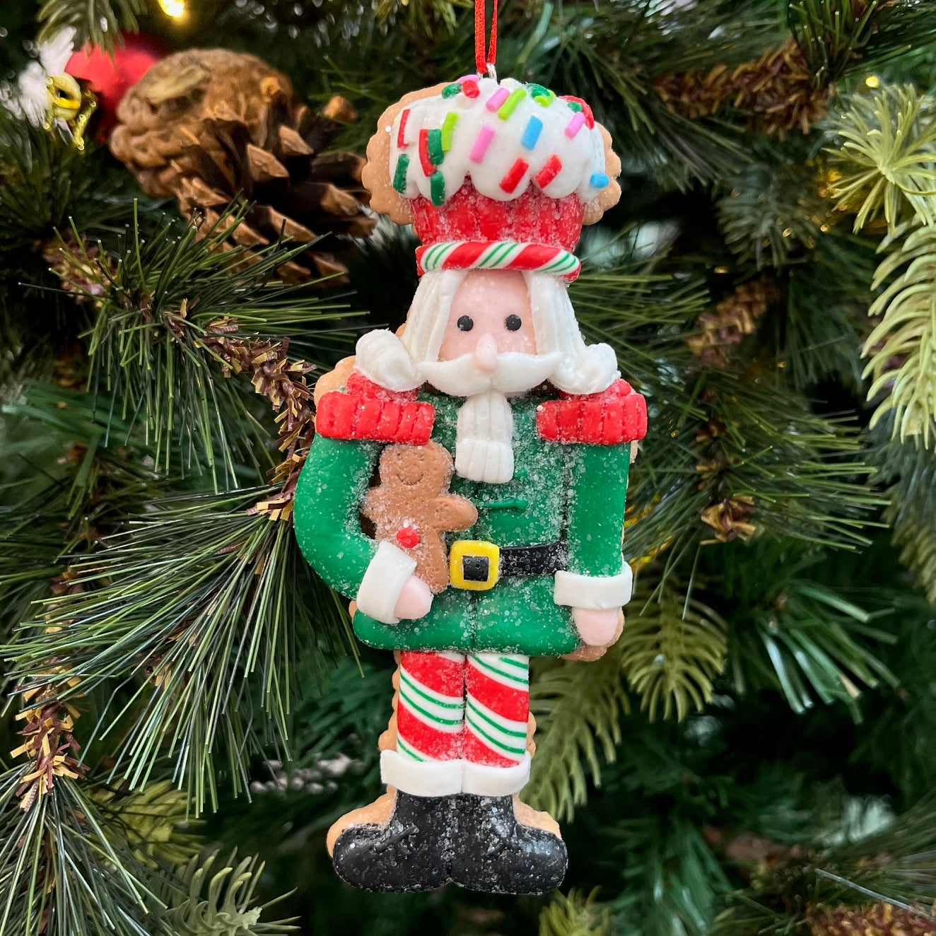 Candy crumble Nutcracker Ornaments - Set of 3