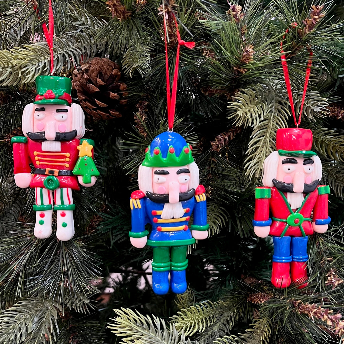 Captain Soldier Nutcracker - Set of 3