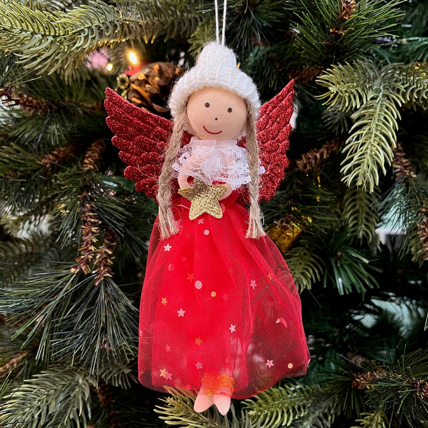 Angel Wings Ornaments - Set of 3