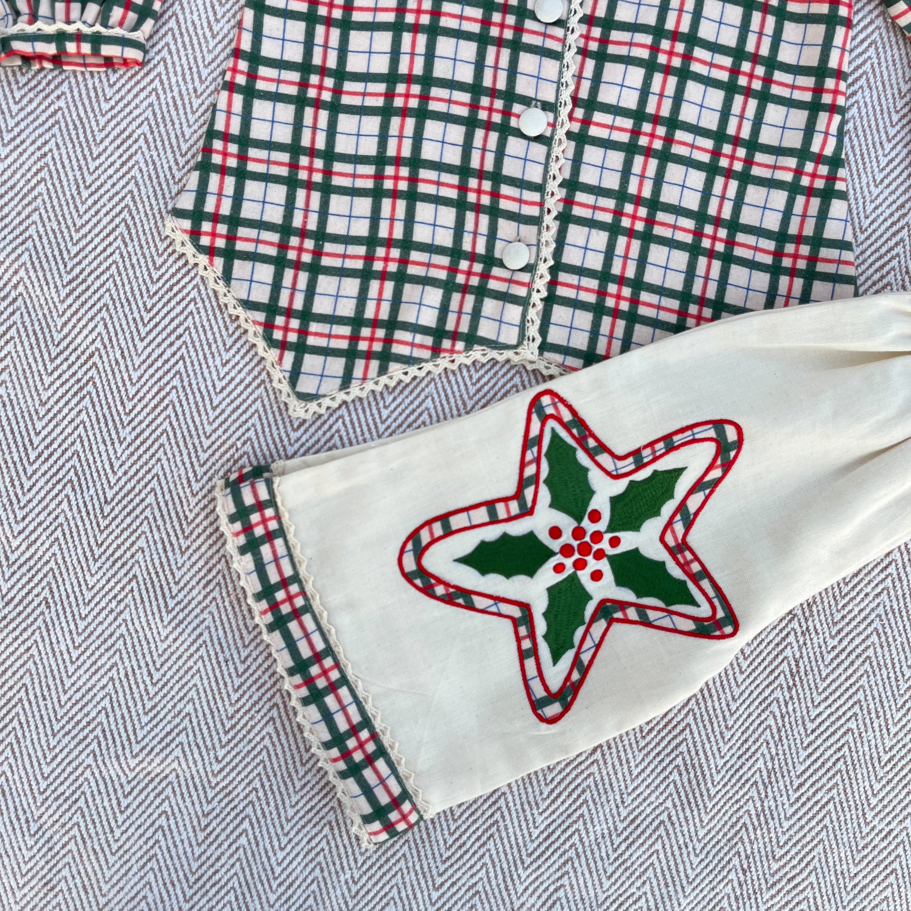 Cotton twill christmas co-ord set  for infants, toddlers and kids-perfect for festive occasions
