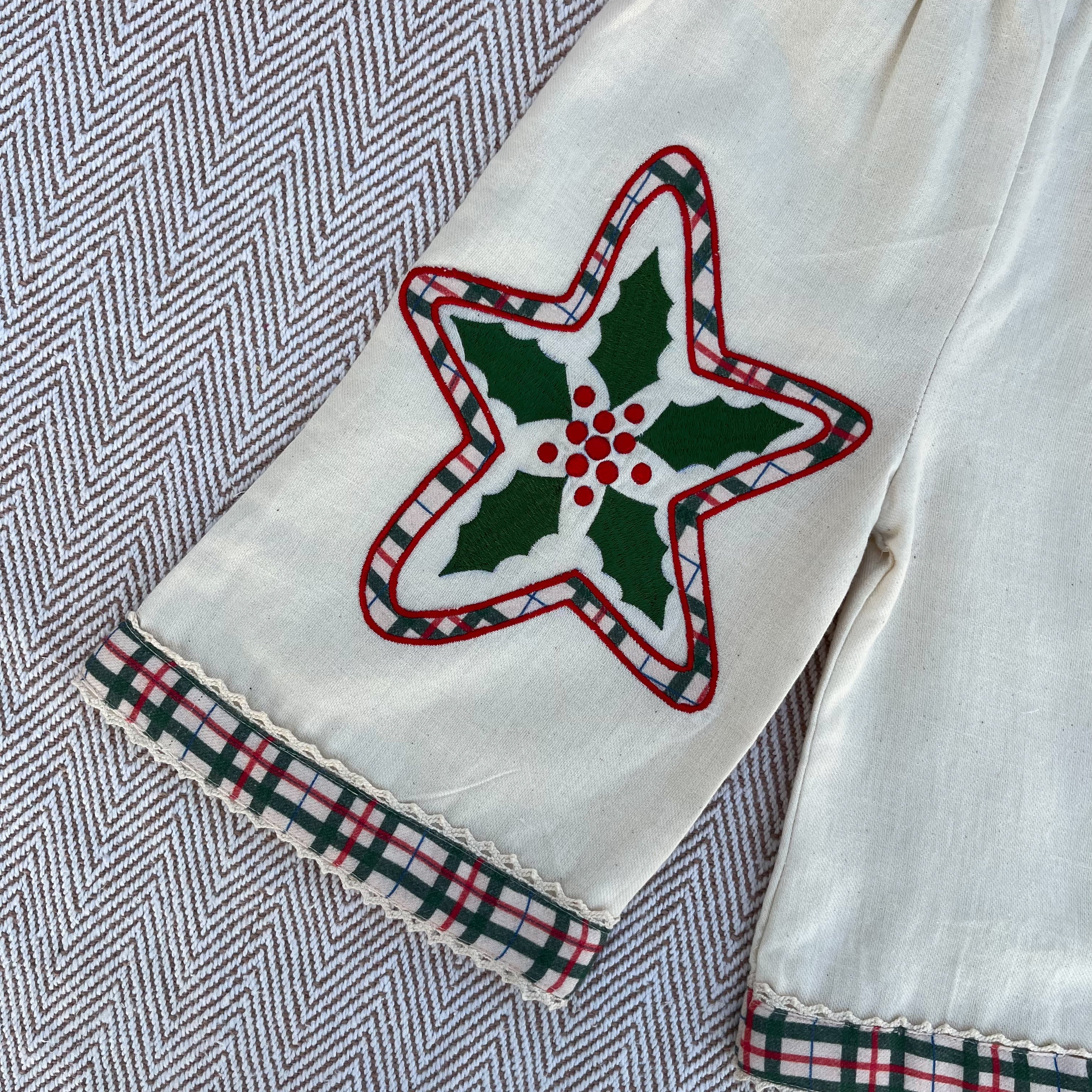 Cotton twill christmas co-ord set  for infants, toddlers and kids-perfect for festive occasions