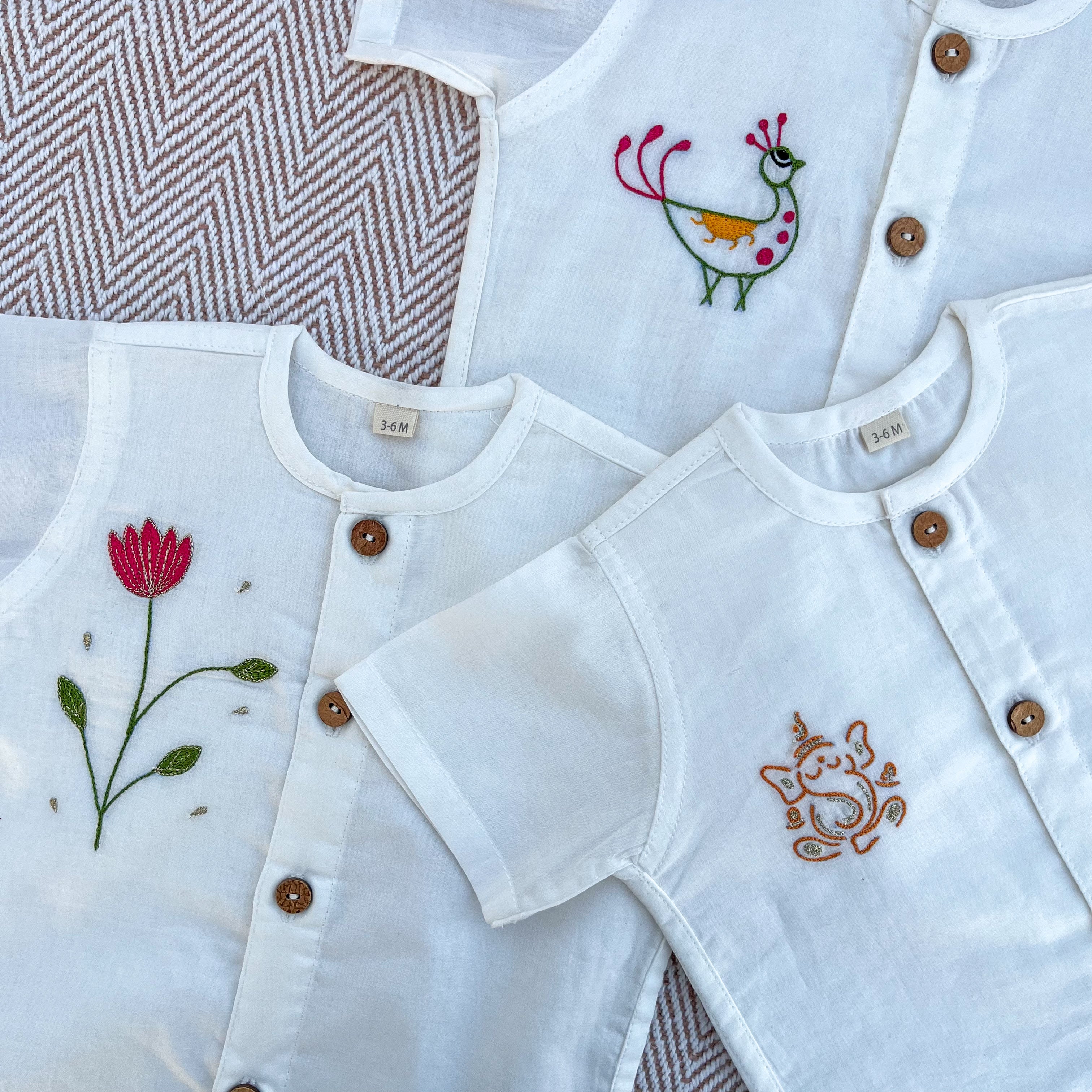 Organic Cotton Homecoming Set of 3 Jhabla