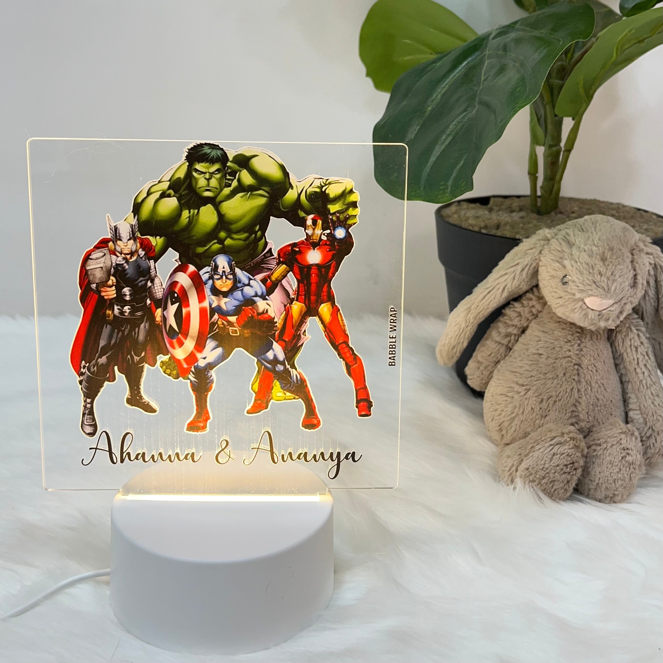 Superhero Dynast - Acrylic Night Lamp