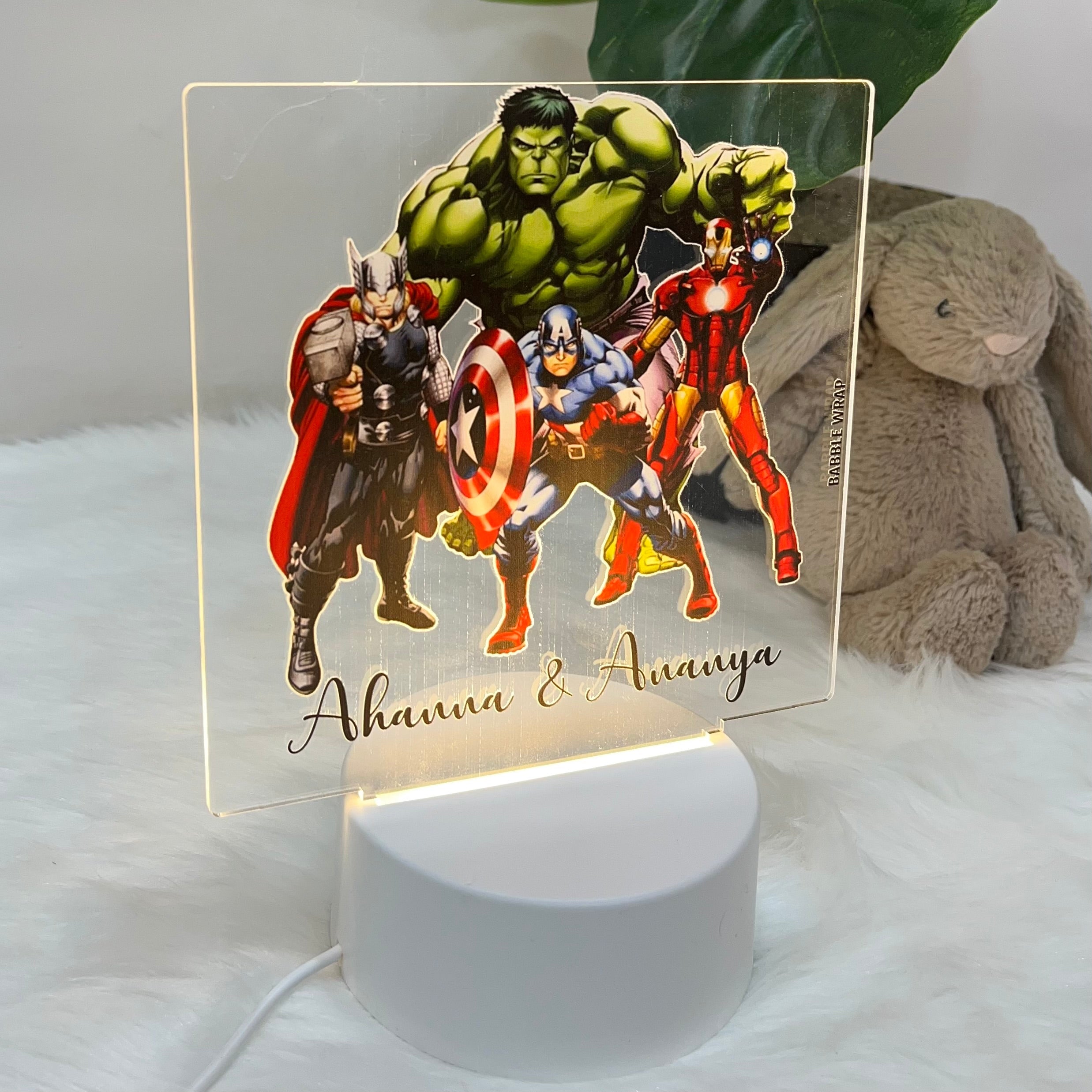 Superhero Dynast - Acrylic Night Lamp