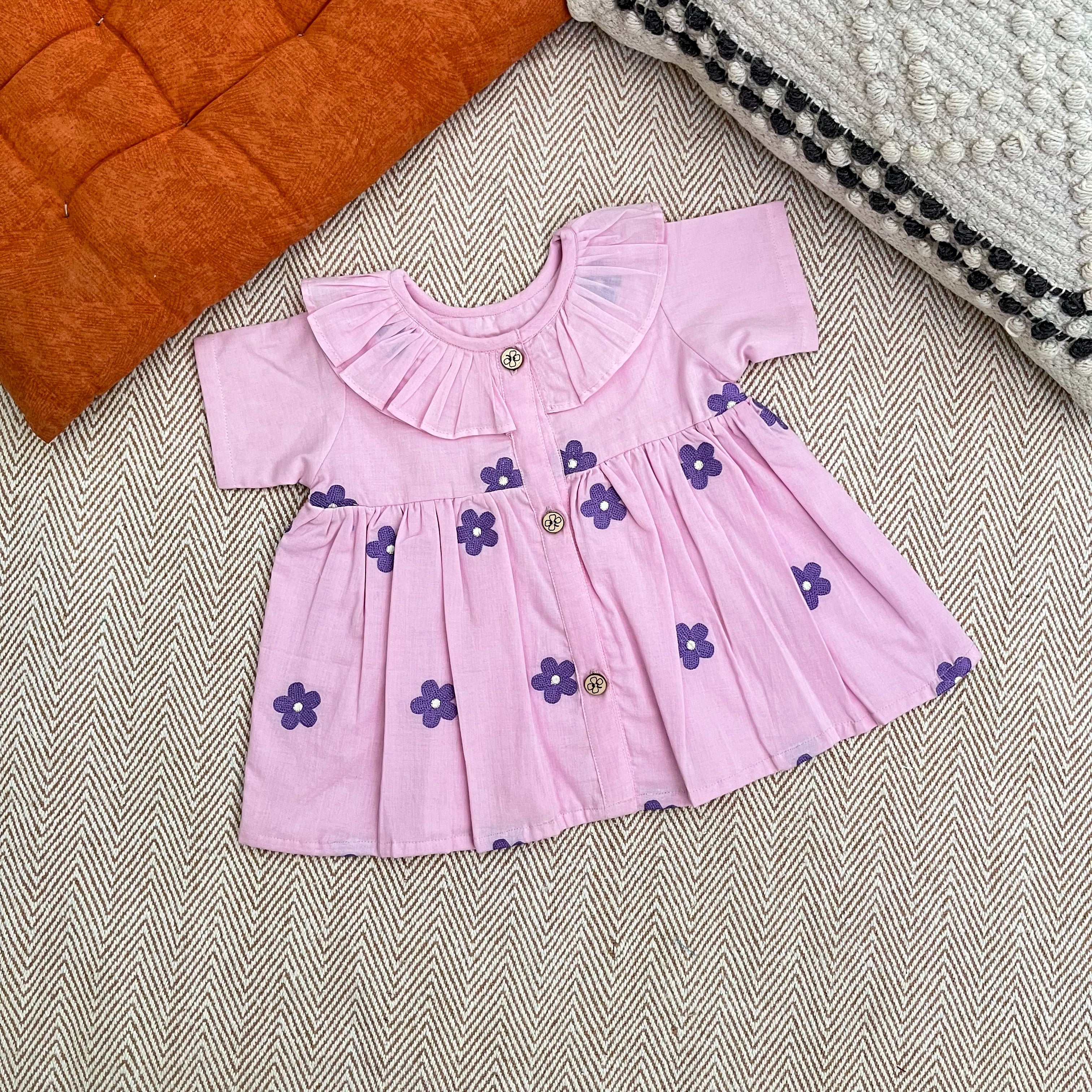 Organic Cotton Frock| Infants and Toddlers| Daisy