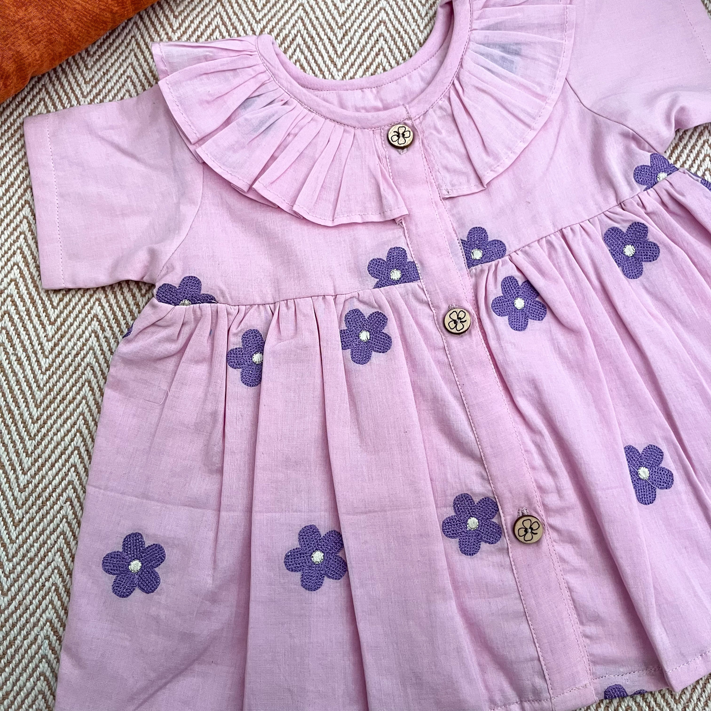 Organic Cotton Frock| Infants and Toddlers| Daisy